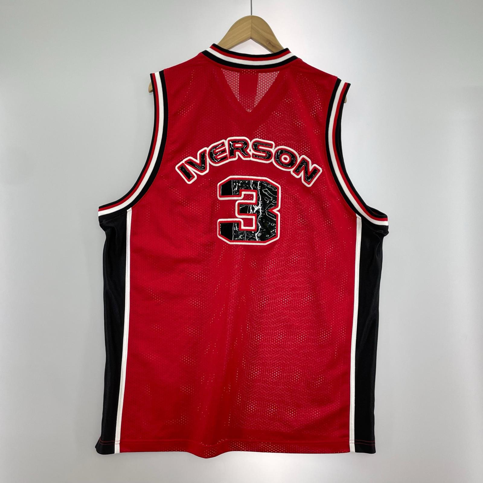 長袖シャツ IVERSON ゲームシャツ　赤 レッド