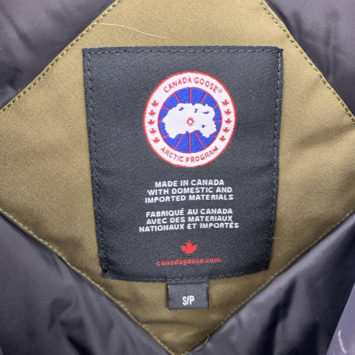 ダウンジャケット JASPER PARKA S KHK カーキ