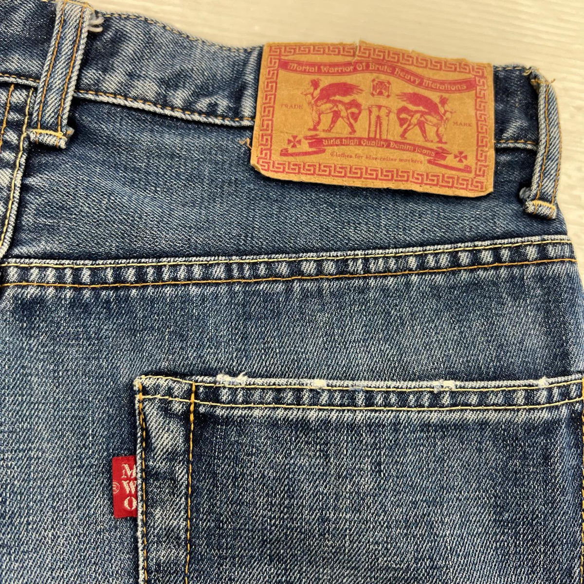 デニムパンツ MWOBHM デニム・ジーンズ S ネイビー