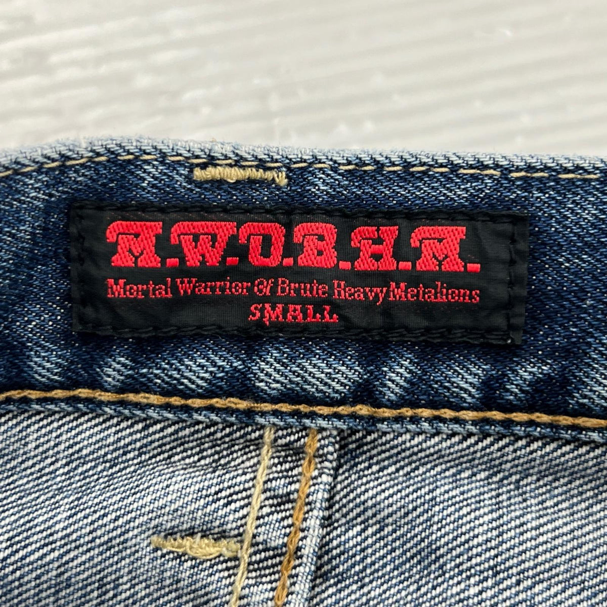 デニムパンツ MWOBHM デニム・ジーンズ S ネイビー