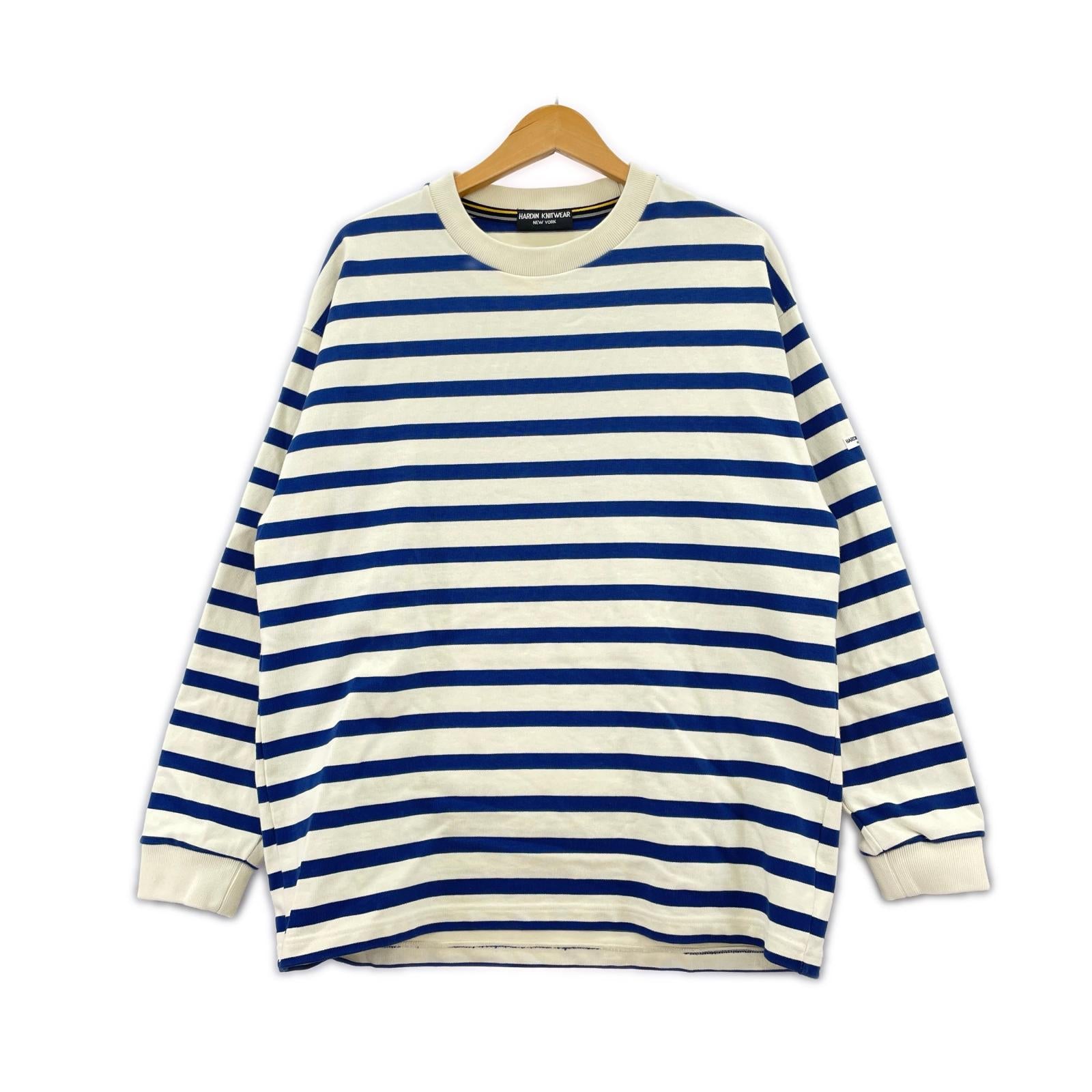 長袖Ｔシャツ HARDIN KNITWEAR×relume ボーダーカットソー M M