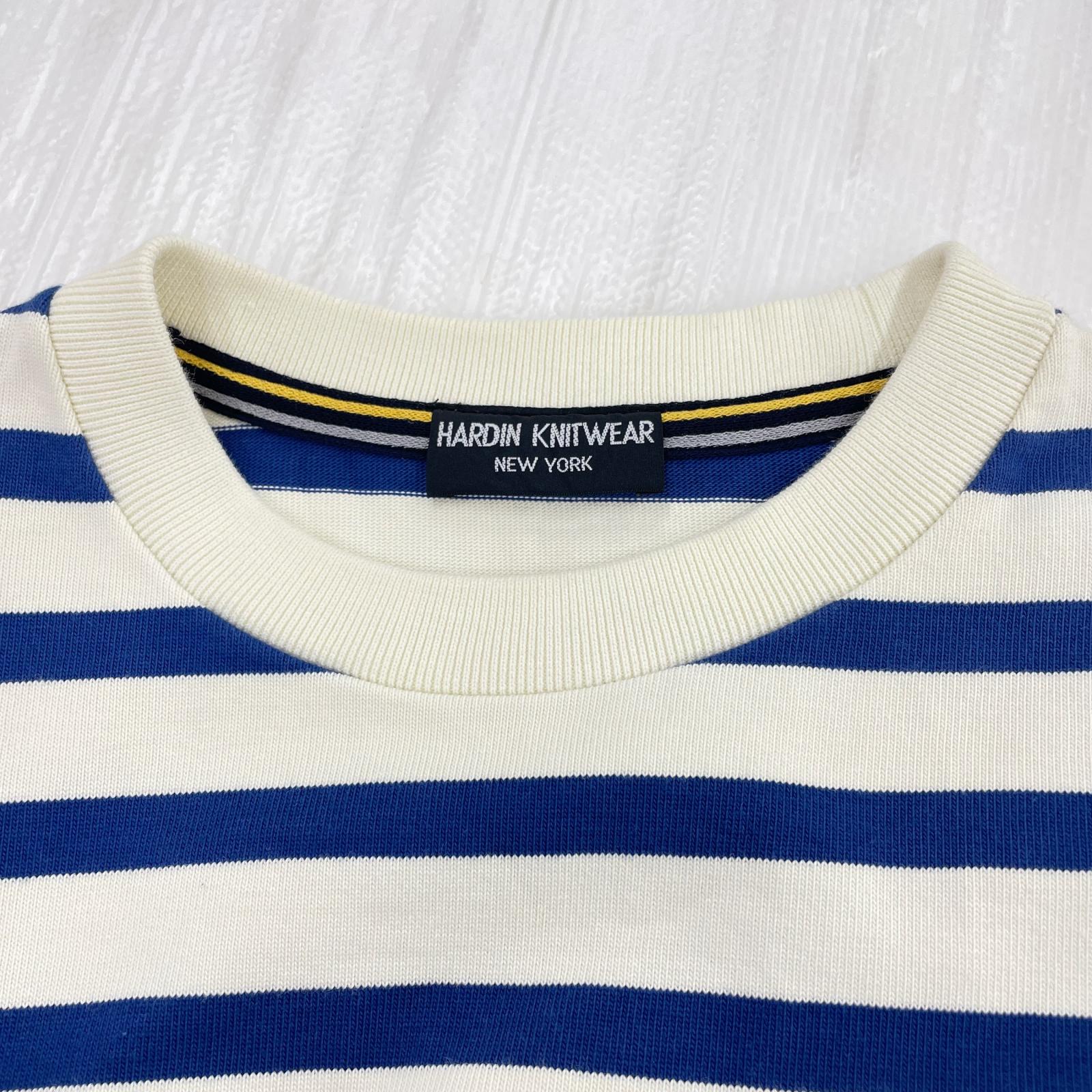 長袖Ｔシャツ HARDIN KNITWEAR×relume ボーダーカットソー M M
