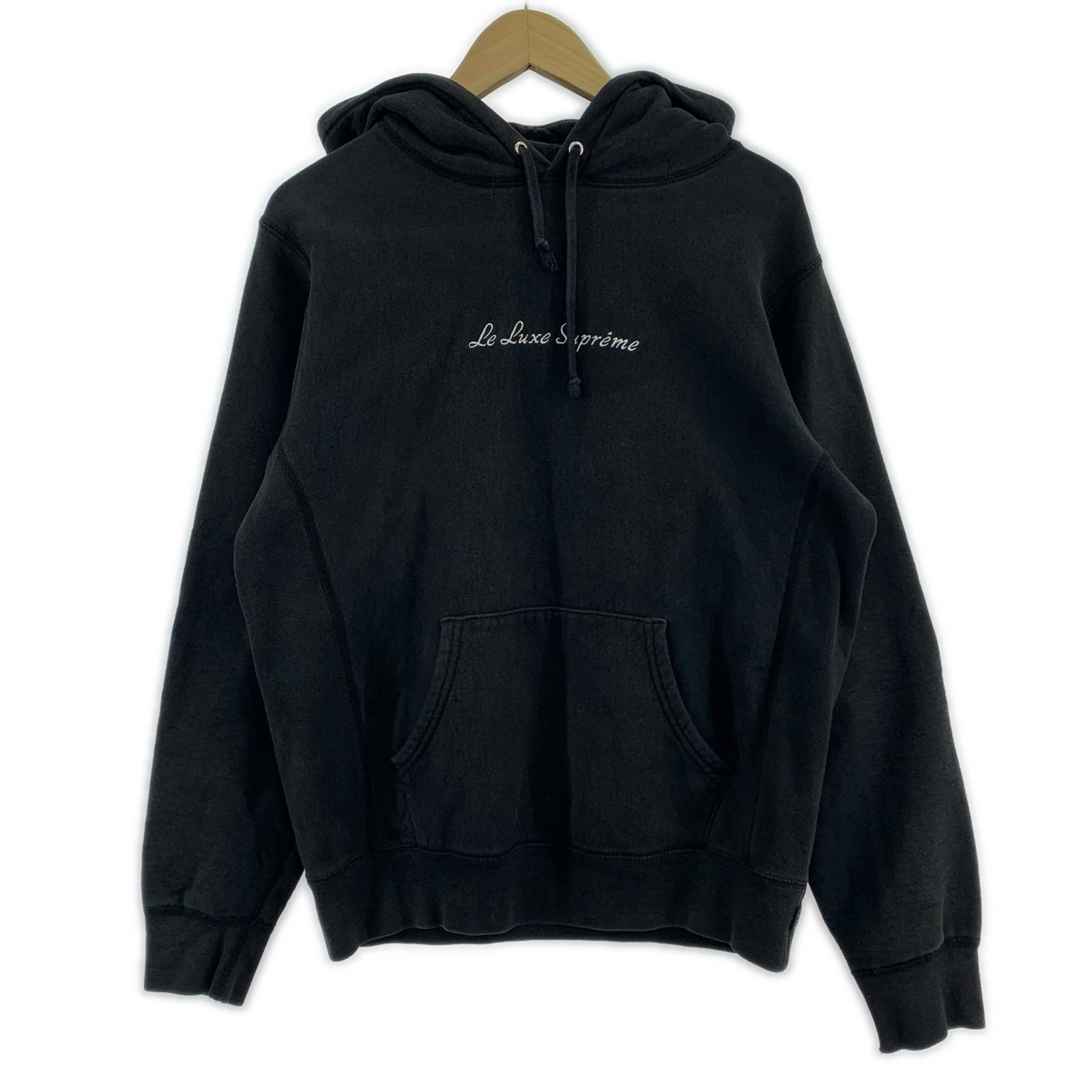 パーカー 19SS/Le Luxe Hooded Sweatshirt/S S ブラック