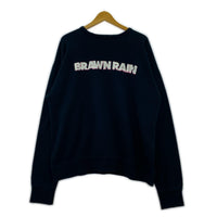 スウェット BRAWN 加工スウェット 黒 (L) L ブラック