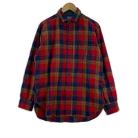 長袖シャツ PENDLETON 70s USA製 チェックネルシャツ 赤 (M) M レッド