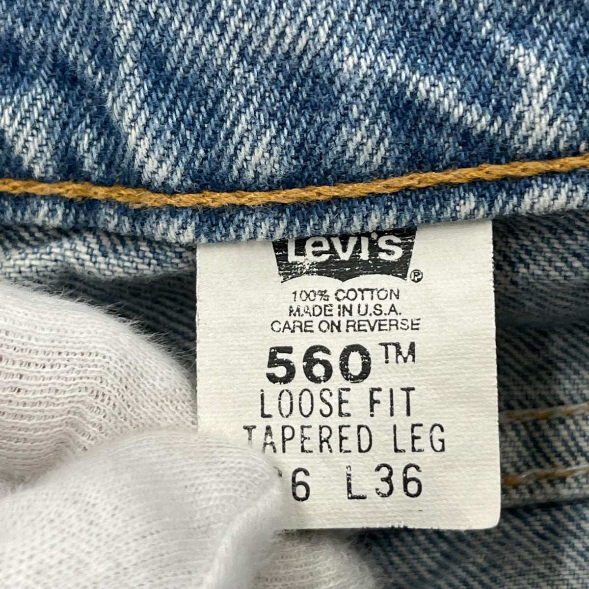 デニムパンツ 90s 560 USA製 ｻｯｸｽ