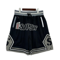ショートパンツ SAPeur BASKET SHORTS Black バスケットショーツ XXL 黒 ブラック