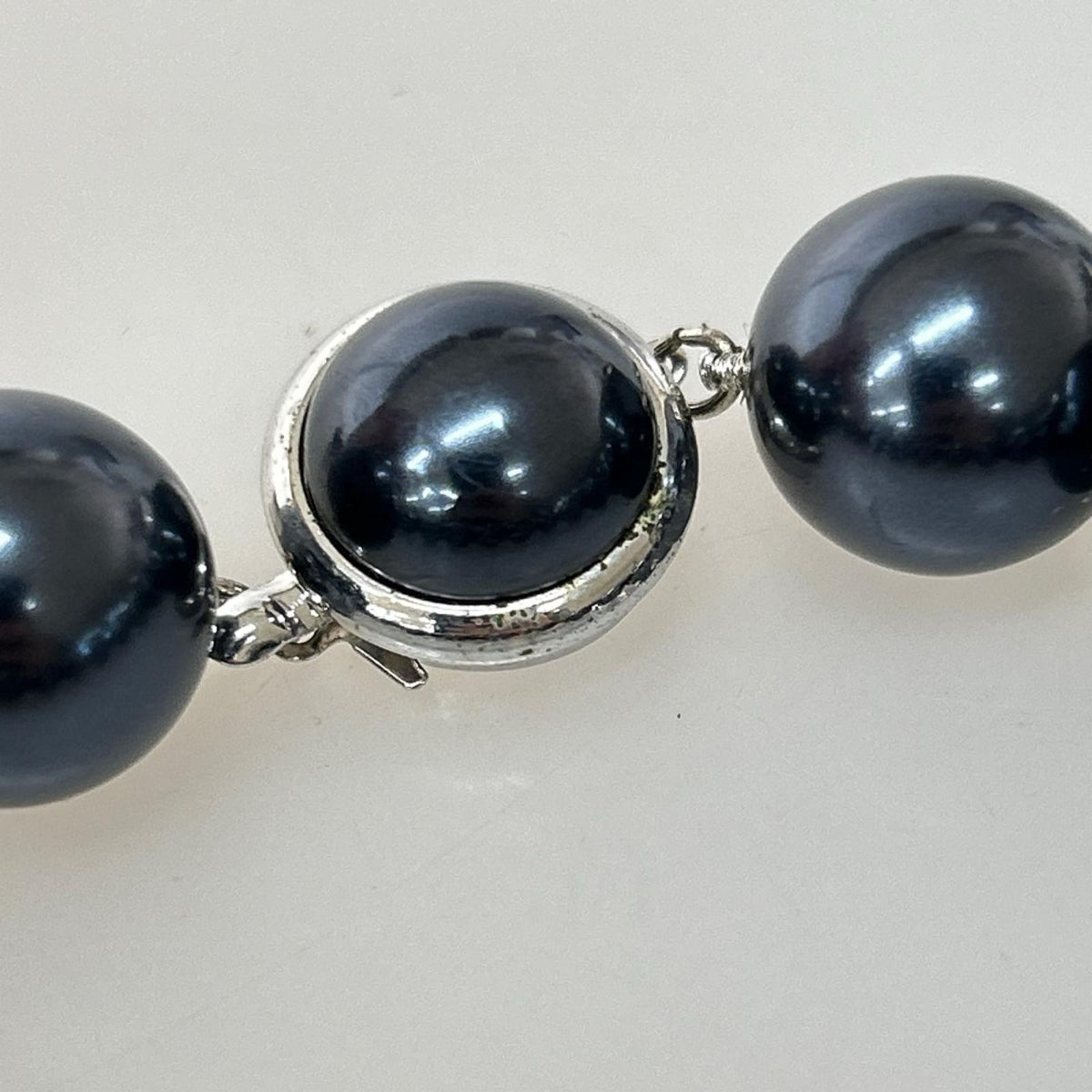 ネックレス 黒真珠 13ｍｍ ブラック