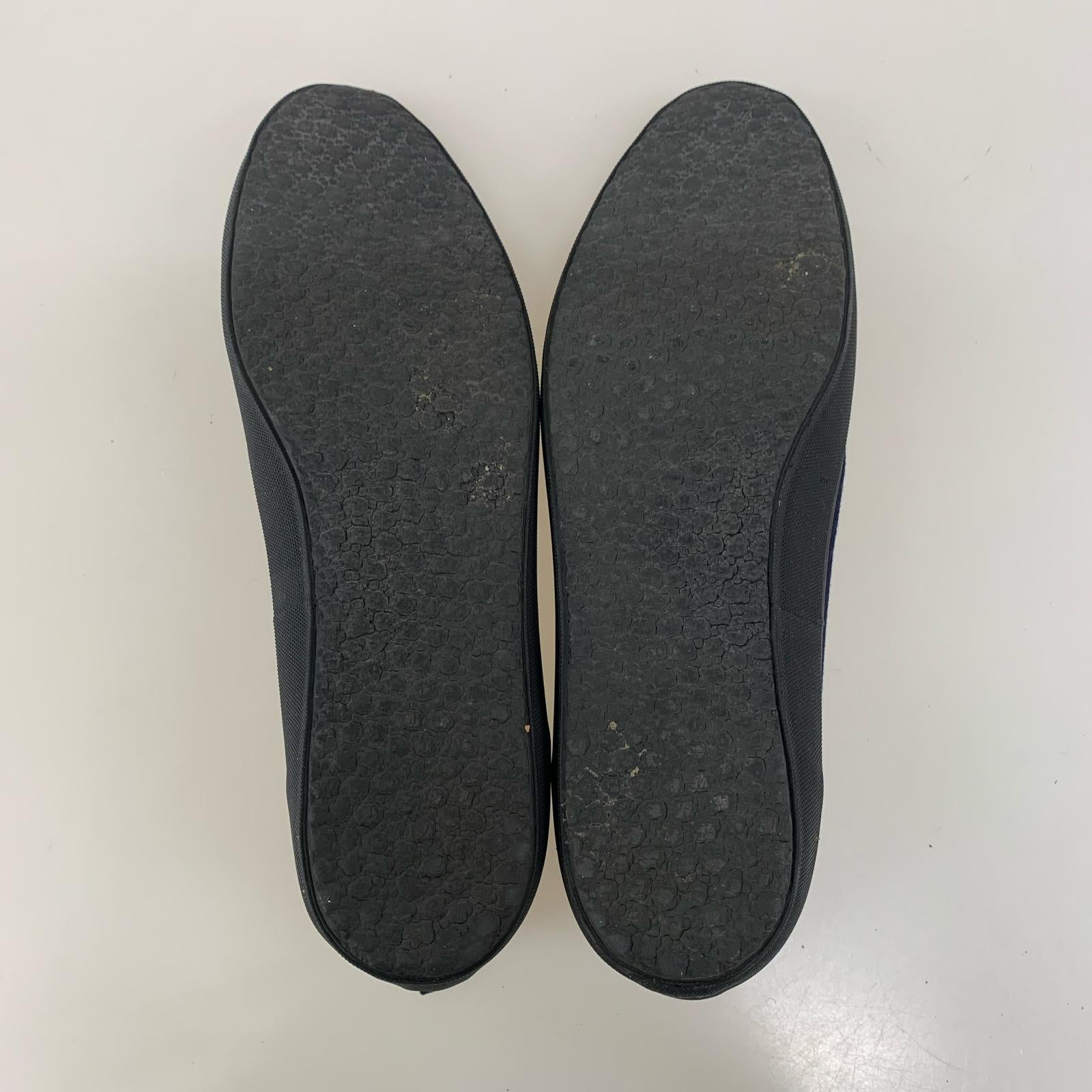 シューズ HOMME PLUS スリッポン　紺 26cm (US8 UK7 1/2 EU42)