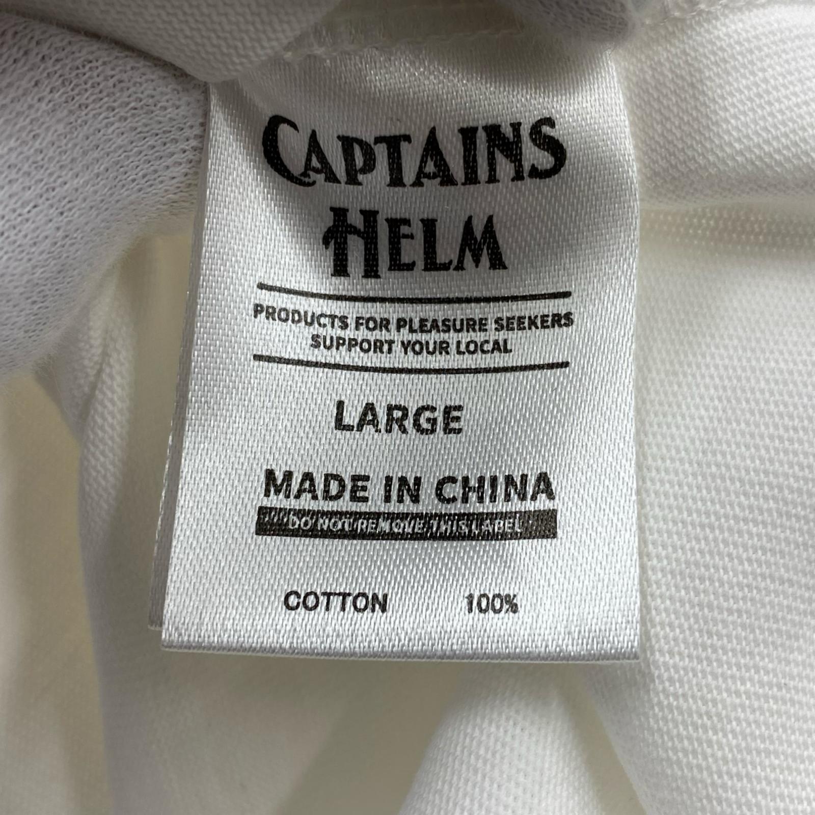 長袖Ｔシャツ Captains Helm SEVWN A WEEK ﾌﾟﾘﾝﾄﾛﾝTee 白 (L) L ホワイト