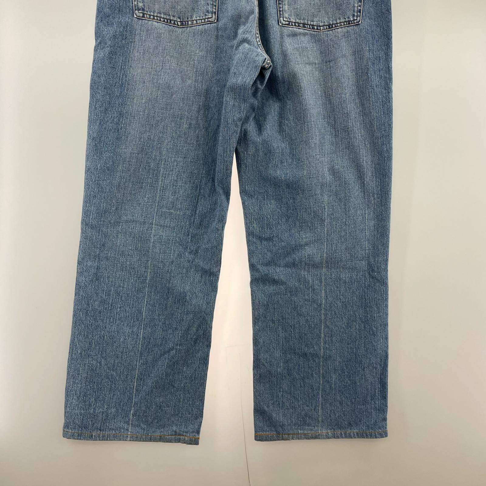 デニムパンツ 90s バギーデニム 40 ブルー