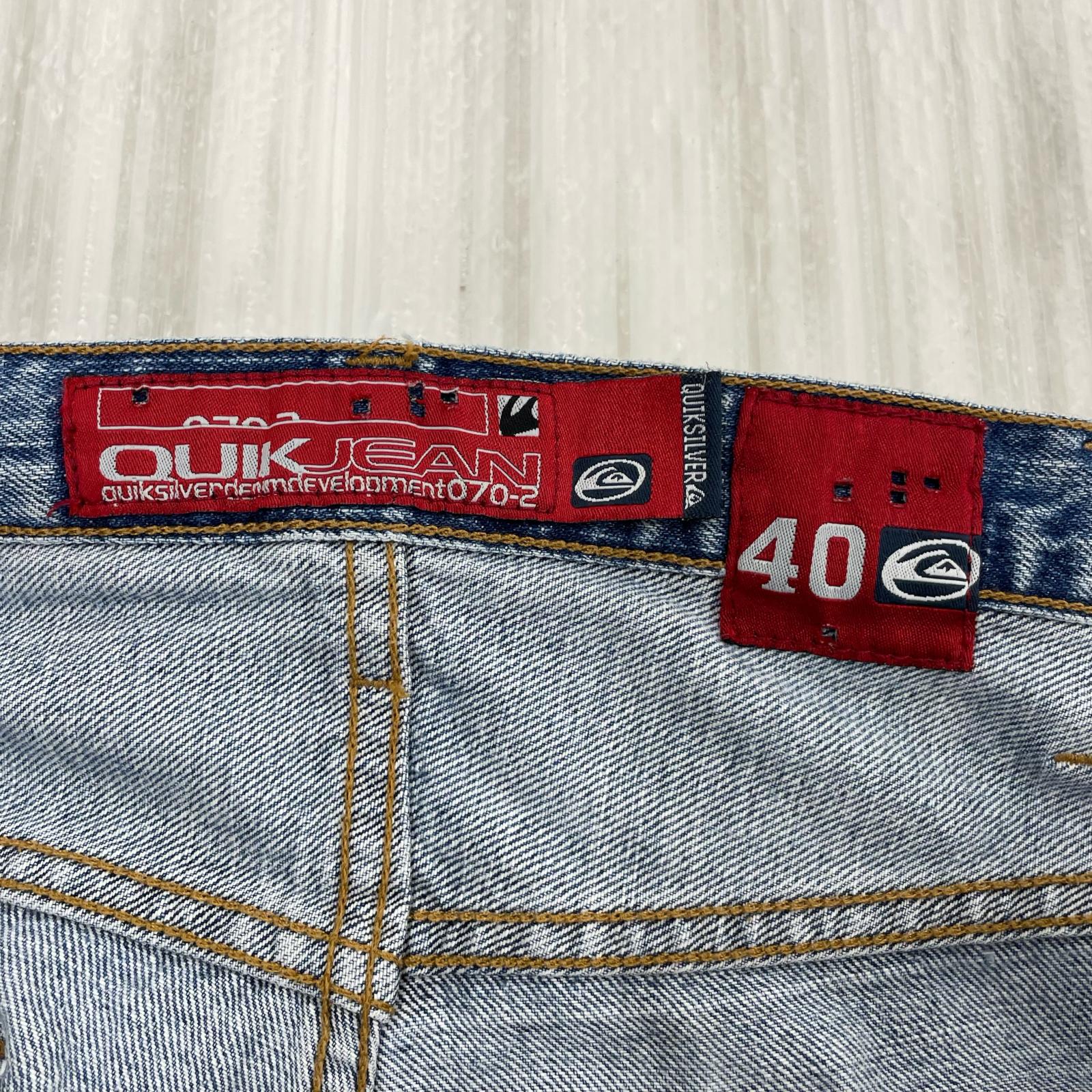 デニムパンツ 90s バギーデニム 40 ブルー