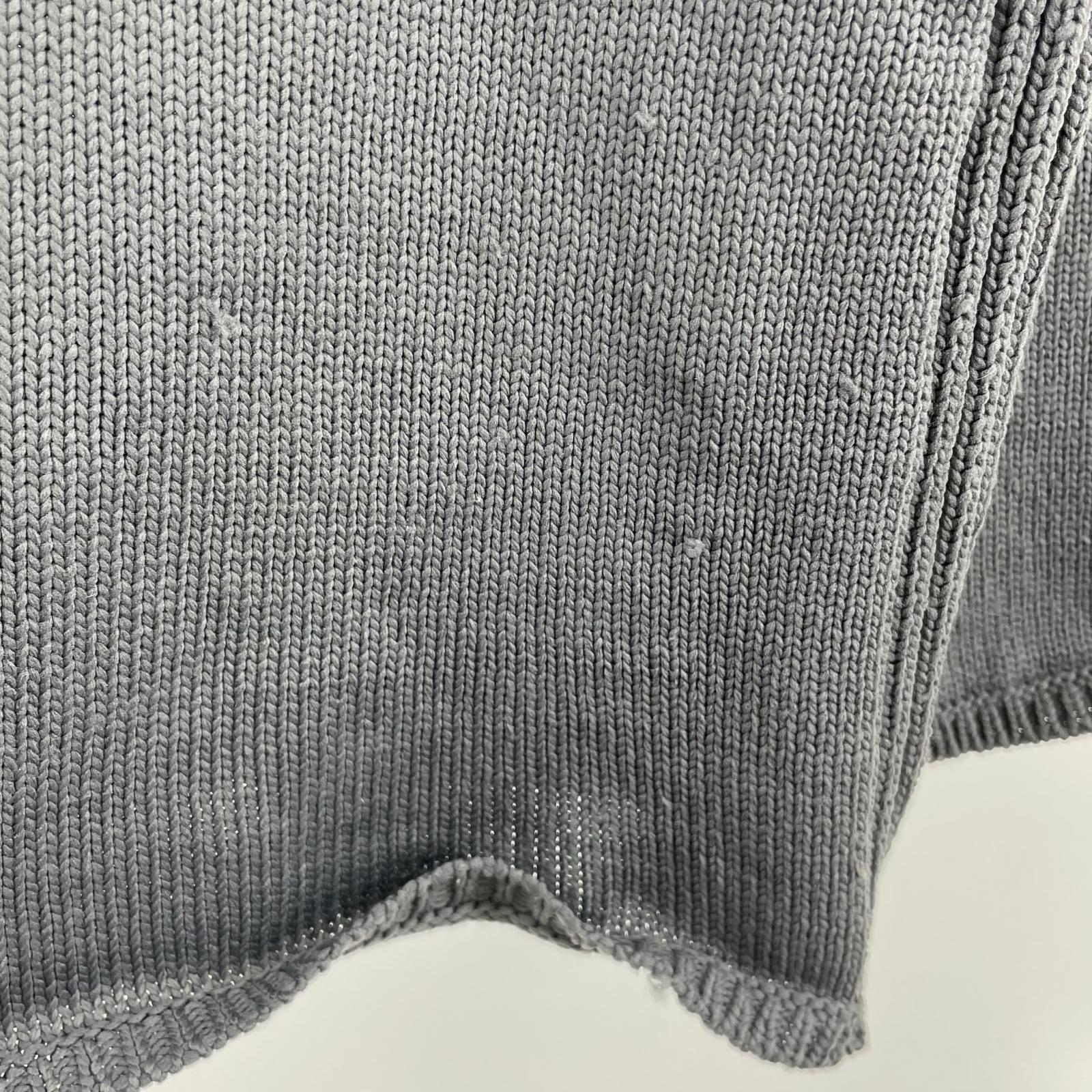 その他トップス COMME des GARCONS HOMME DEUX サイドジップニット M DM-N509 M グレー