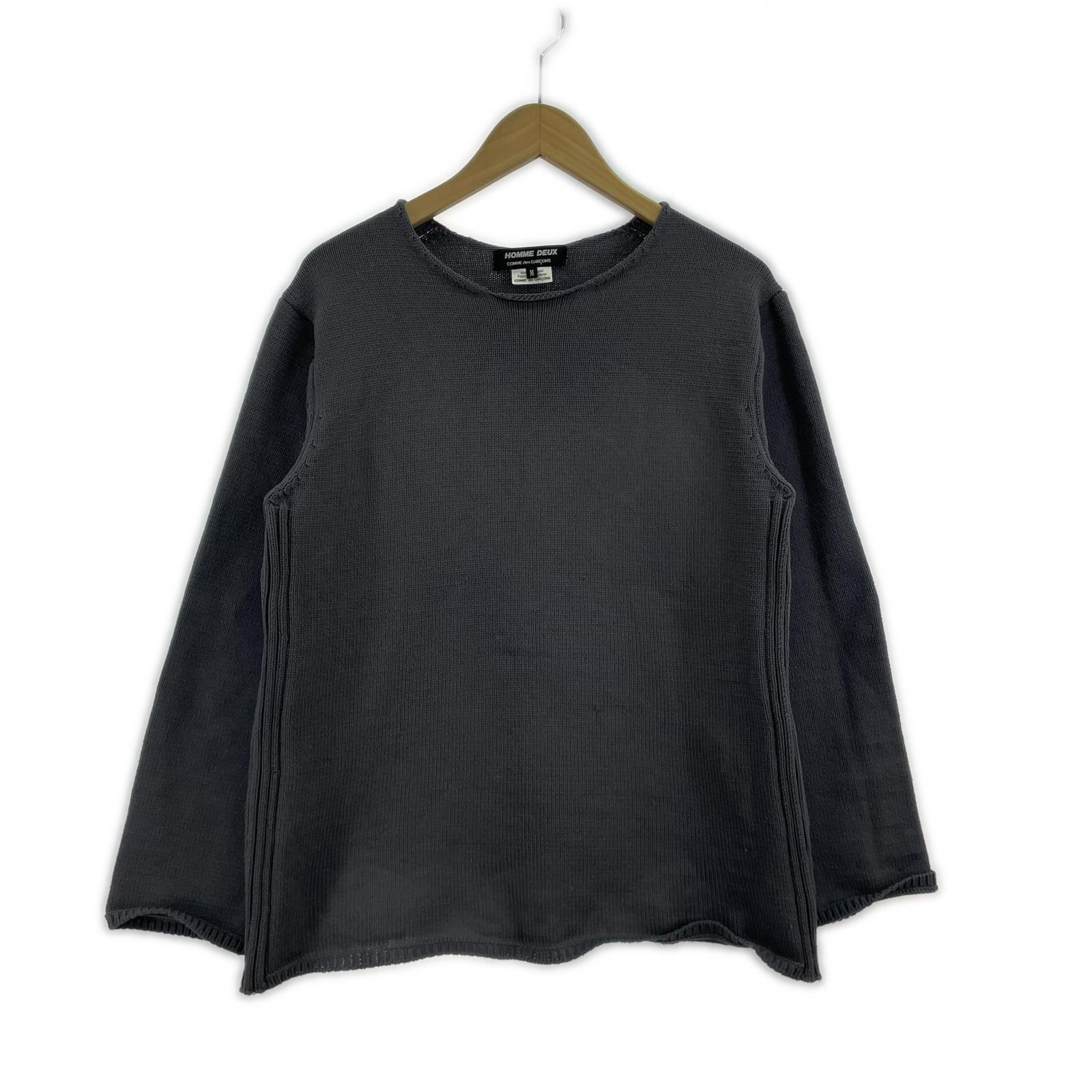 その他トップス COMME des GARCONS HOMME DEUX サイドジップニット M DM-N509 M グレー