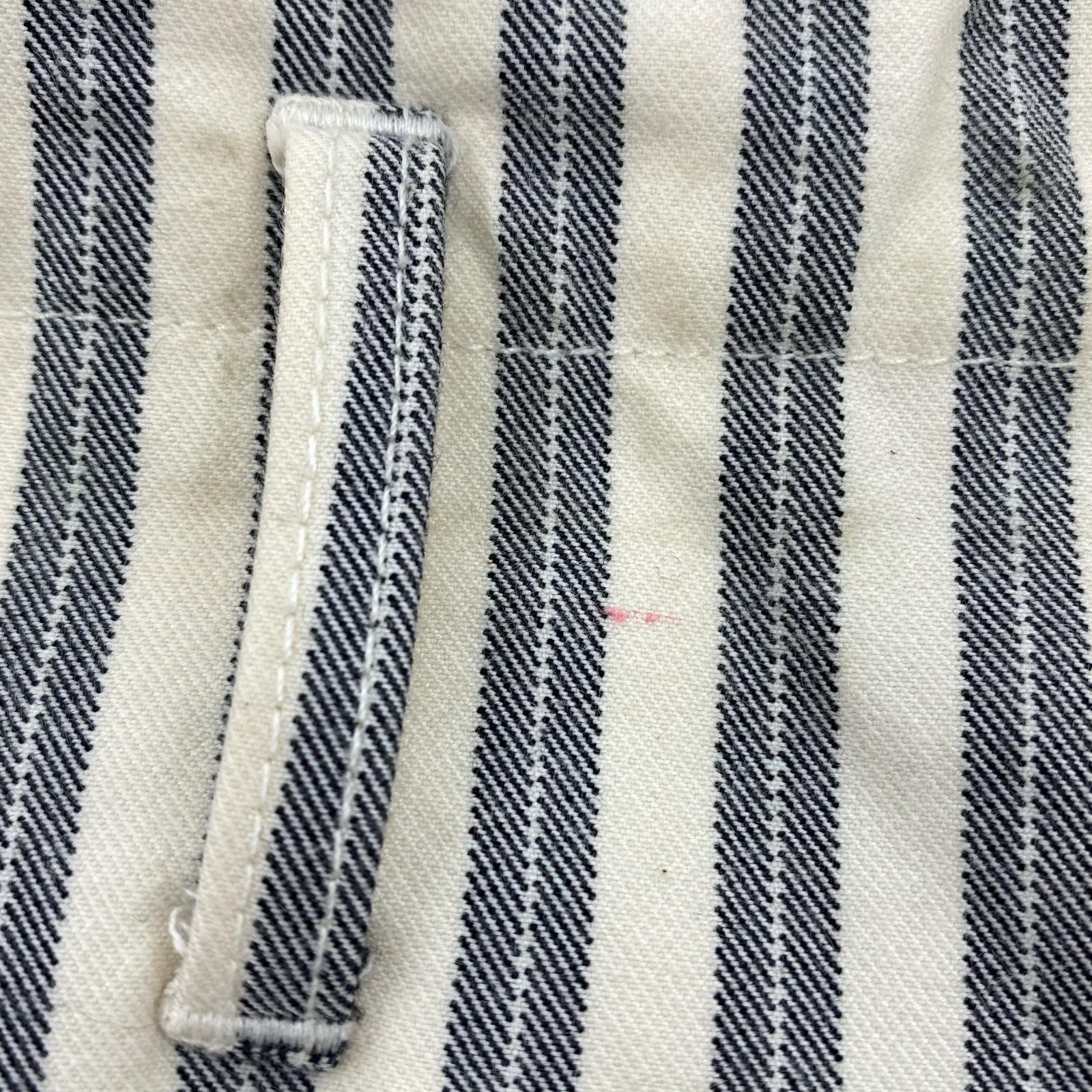 その他ボトムス × HERVIER PRODUCTIONS S.A. 20SS ストライプワークパンツ ホワイト
