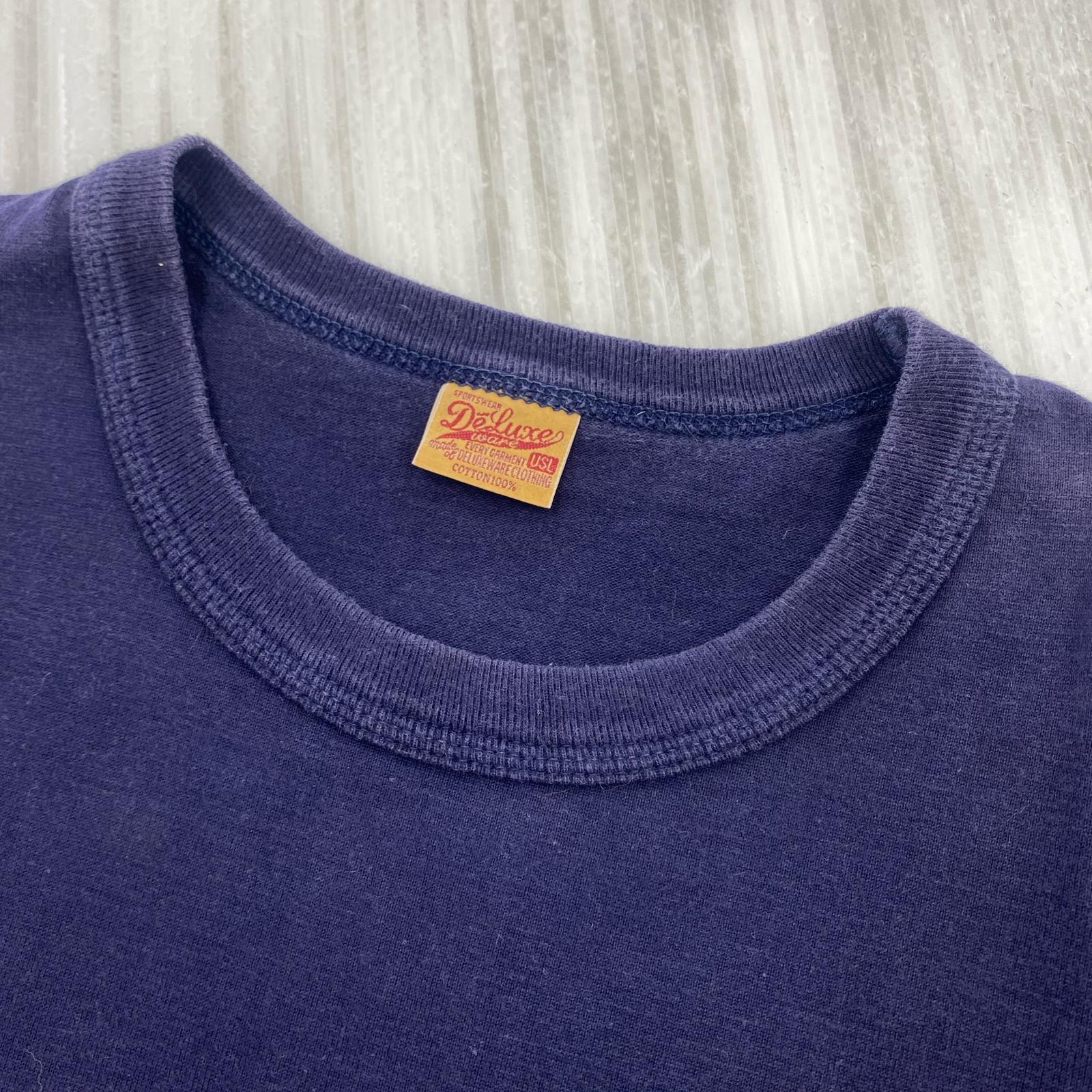 半袖Ｔシャツ Deluxewear/BRG-19A/紺 L ネイビー