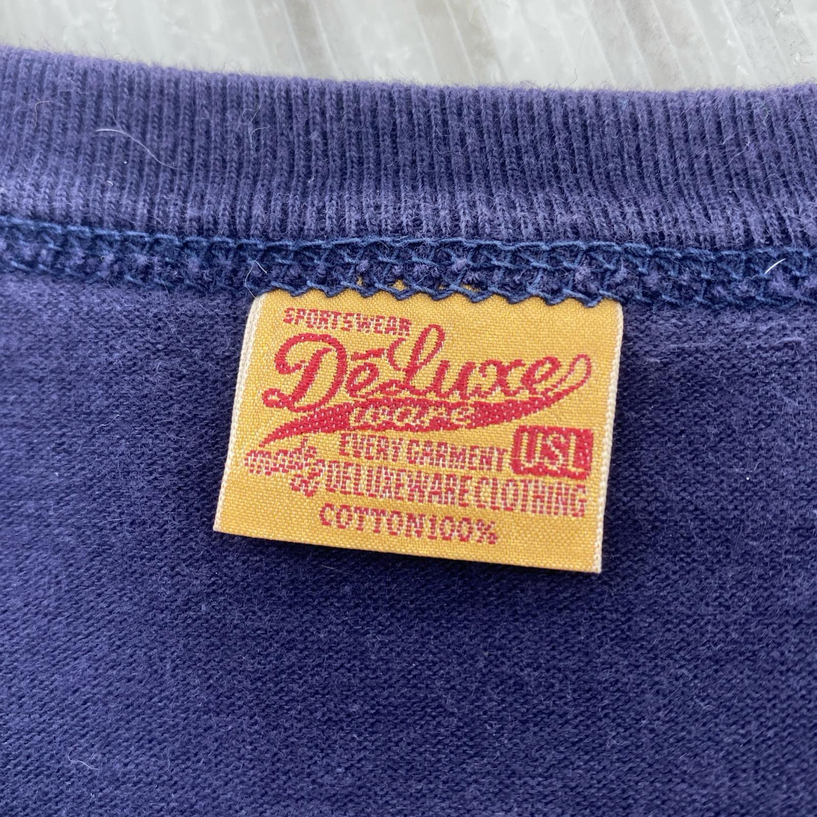 半袖Ｔシャツ Deluxewear/BRG-19A/紺 L ネイビー