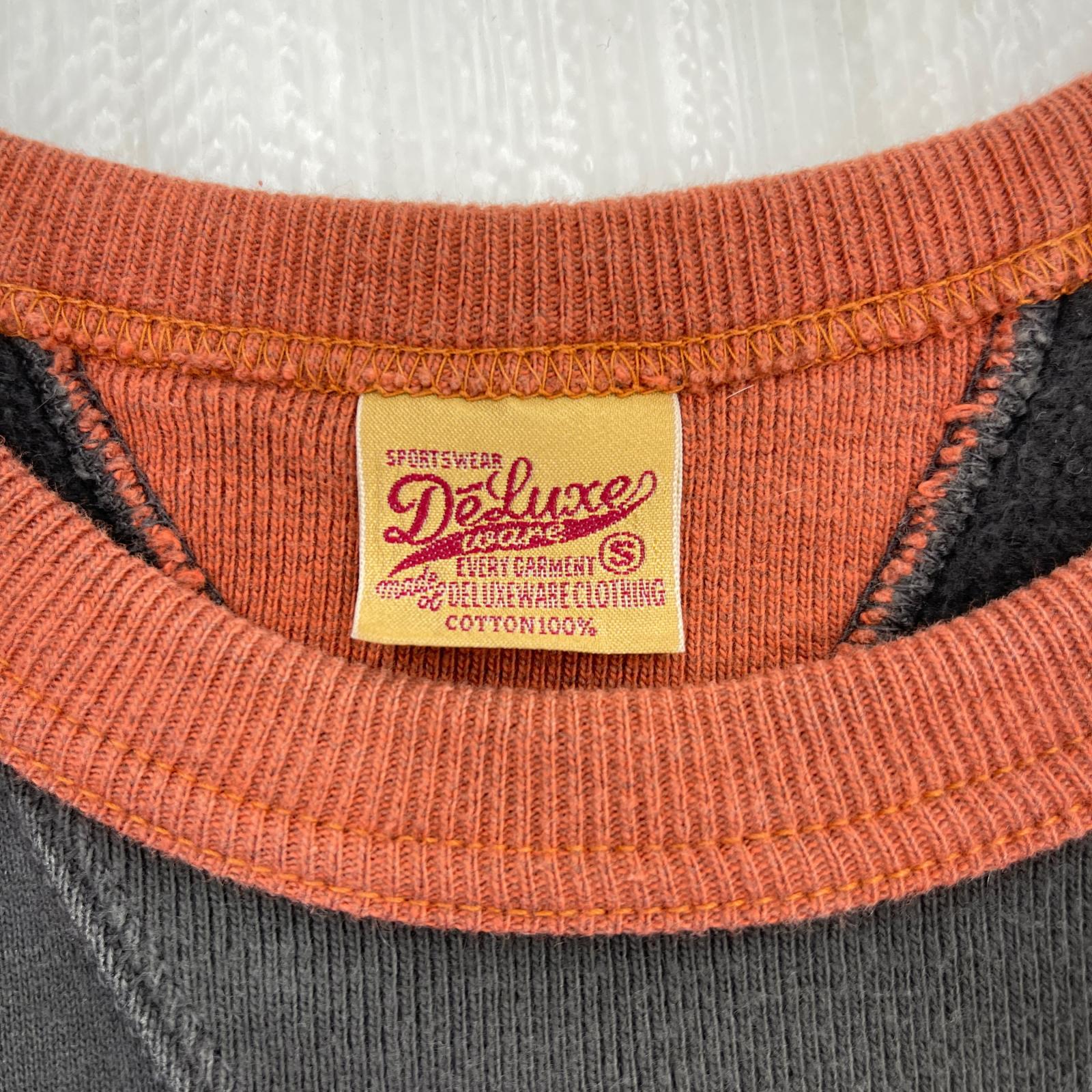 スウェット Deluxewear 裏起毛スウェット S グレー