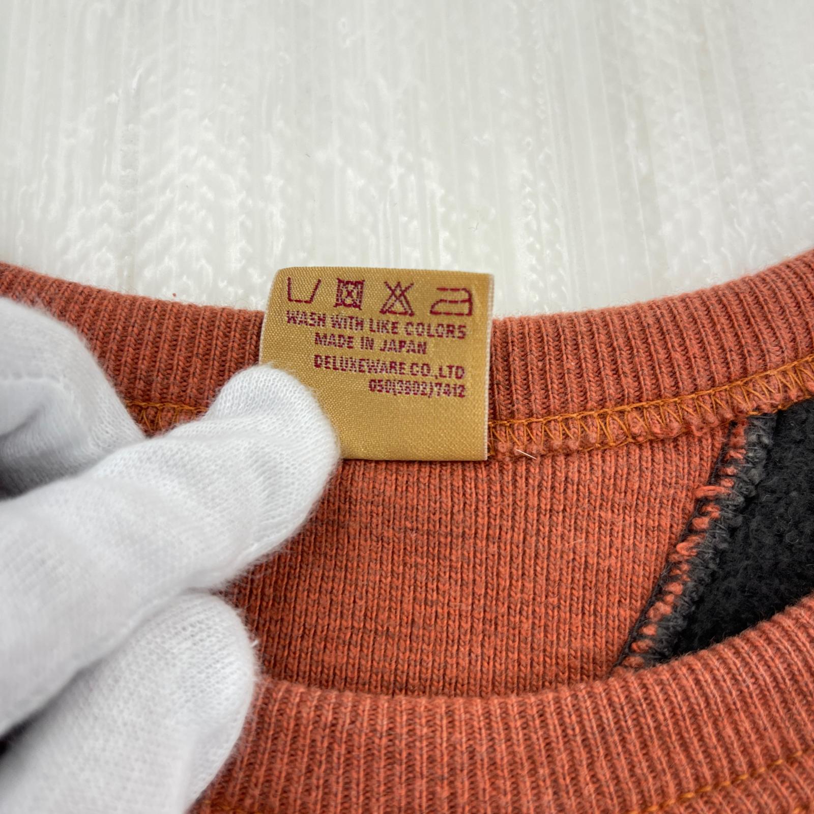 スウェット Deluxewear 裏起毛スウェット S グレー