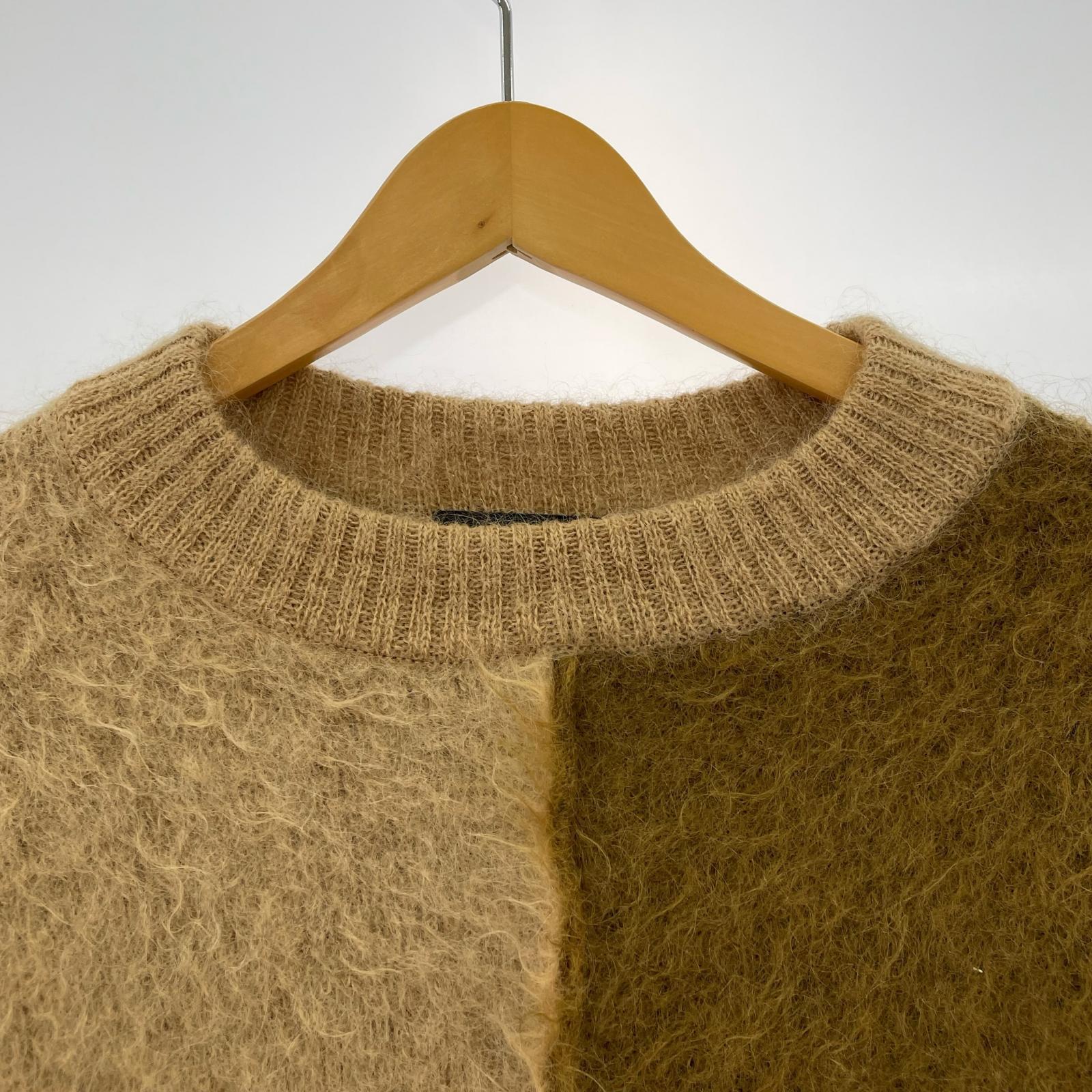 ニット Gradation mohair pullover (3) ブラウン