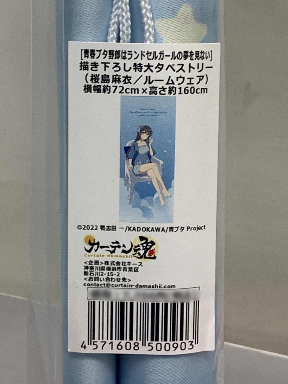 カーテン魂 青ブタ 特大タペストリー フィギュア/グッズ