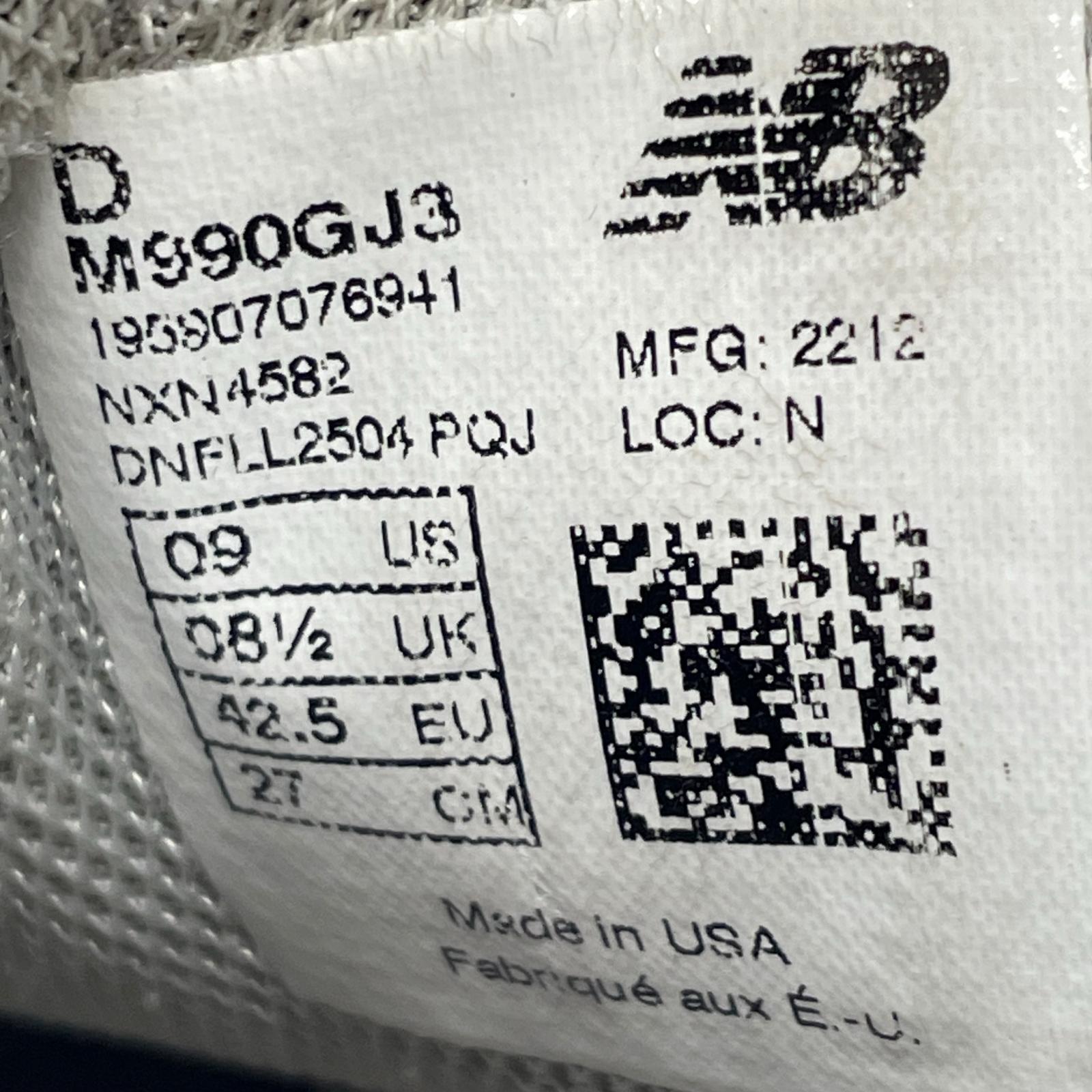 スニーカー M990GJ3 27cm (US9 UK8 1/2 EU44) グレー