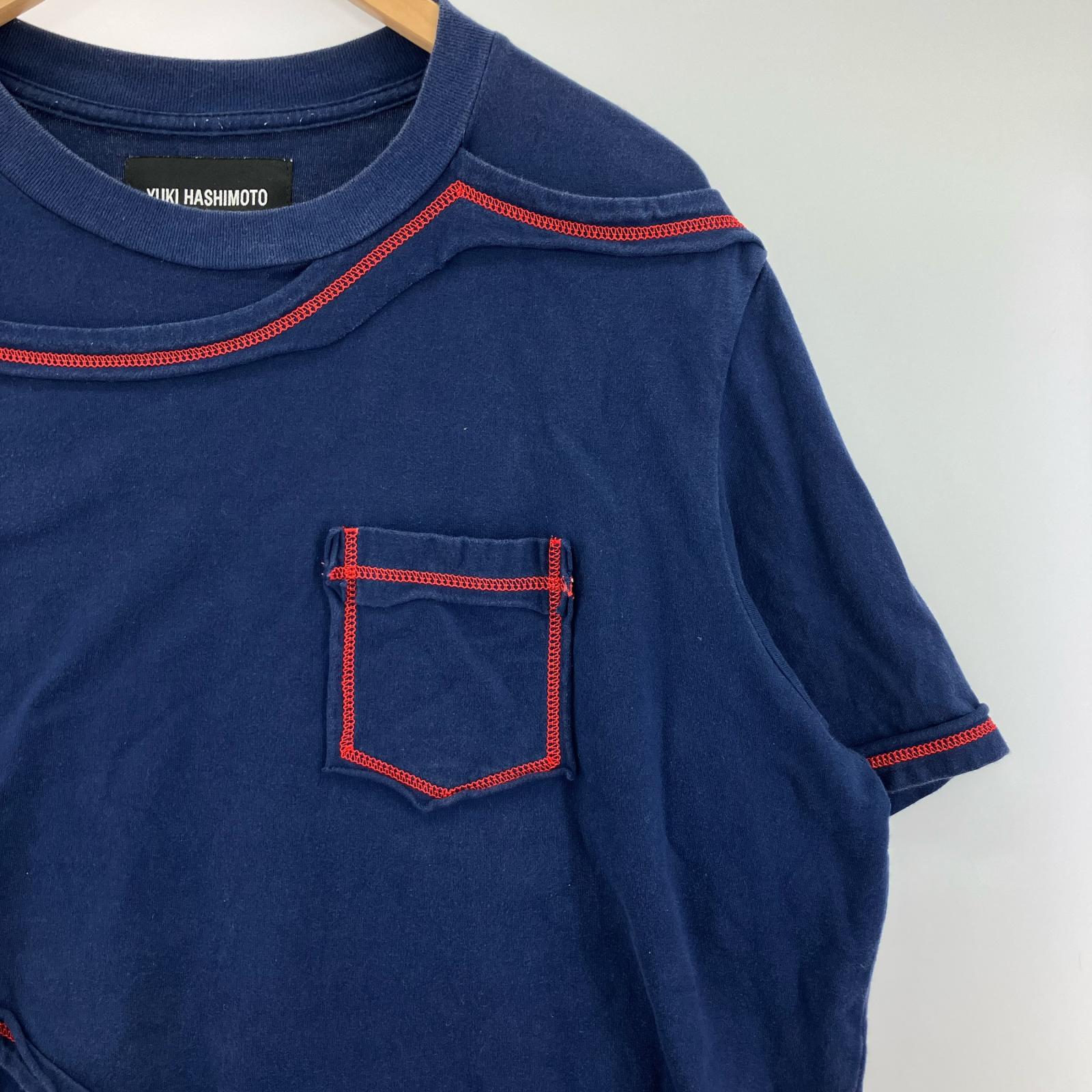 半袖Ｔシャツ YUKI HASHIMOTO CONTRAST LAYERED Tee M NVY M ネイビー