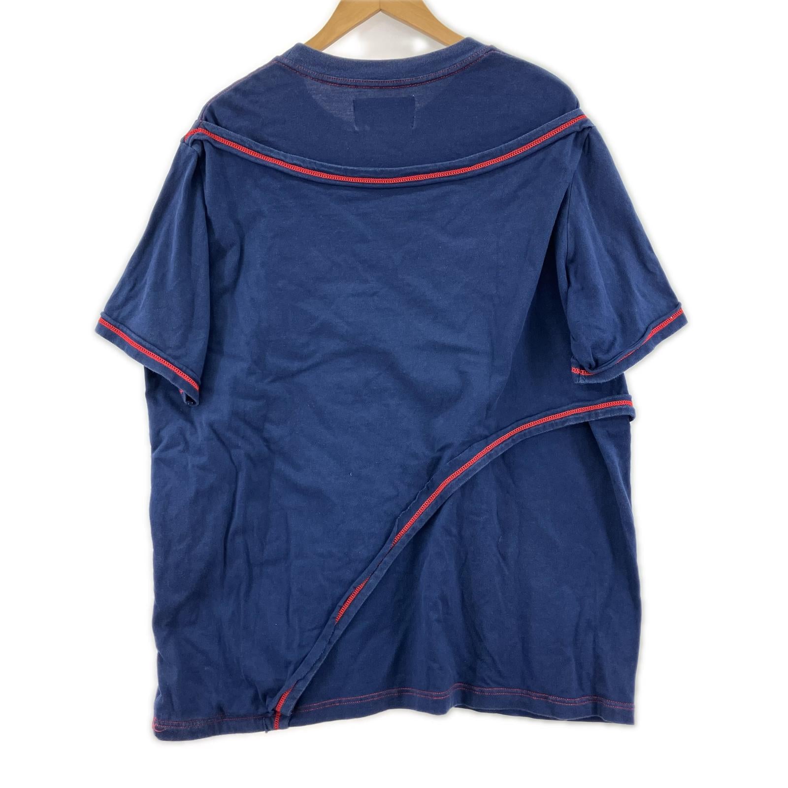 半袖Ｔシャツ YUKI HASHIMOTO CONTRAST LAYERED Tee M NVY M ネイビー