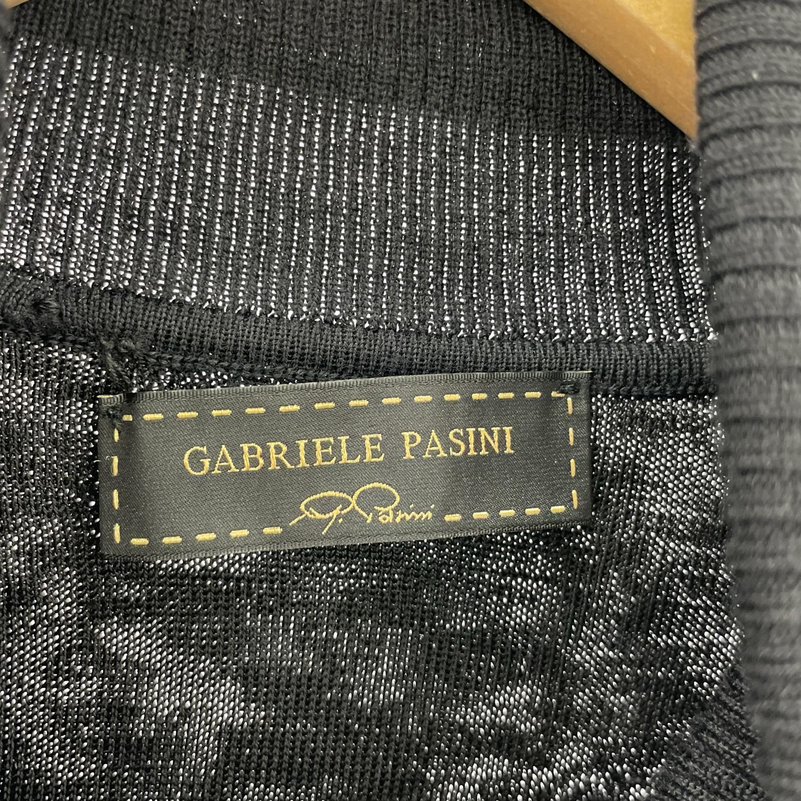 ニット GABRIELE PASINI ｼﾞｬｶﾞｰﾄﾞﾊｲﾈｯｸﾆｯﾄ M ﾌﾞﾗｯｸ M ブラック