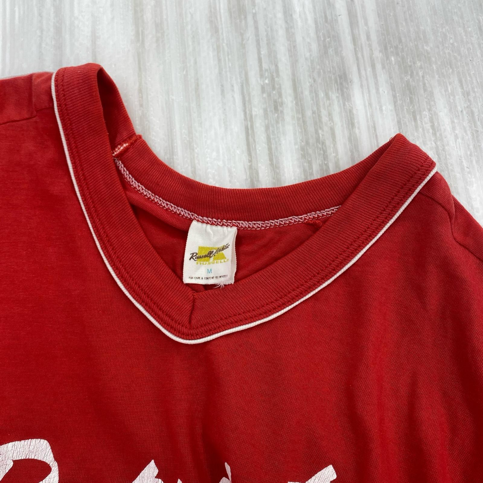半袖Ｔシャツ RUSSELL 70s/patriots/レッド/M M レッド