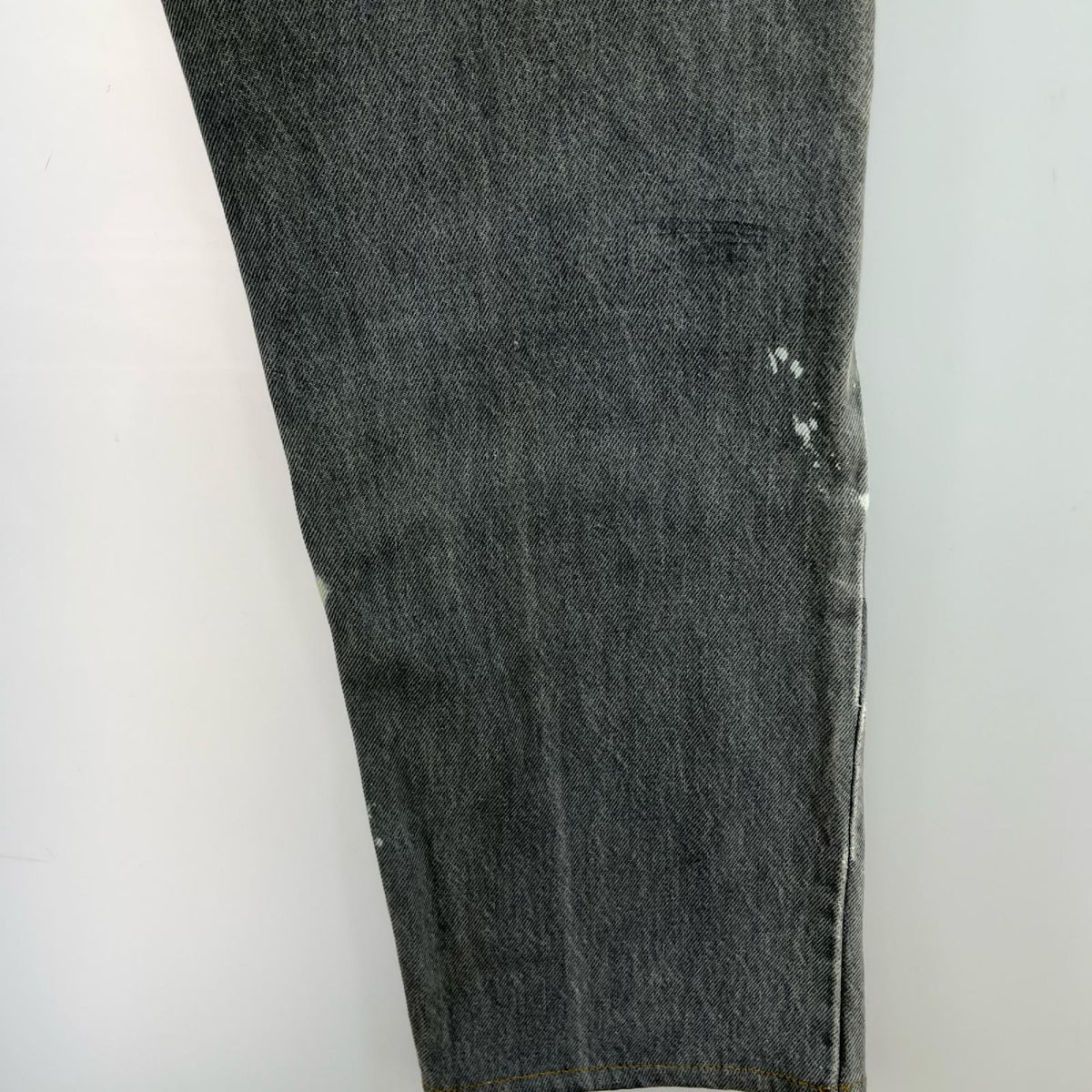 デニムパンツ 80s 裏653 ﾎﾞﾀﾝﾌﾗｲ ｸﾞﾚｰ グレー