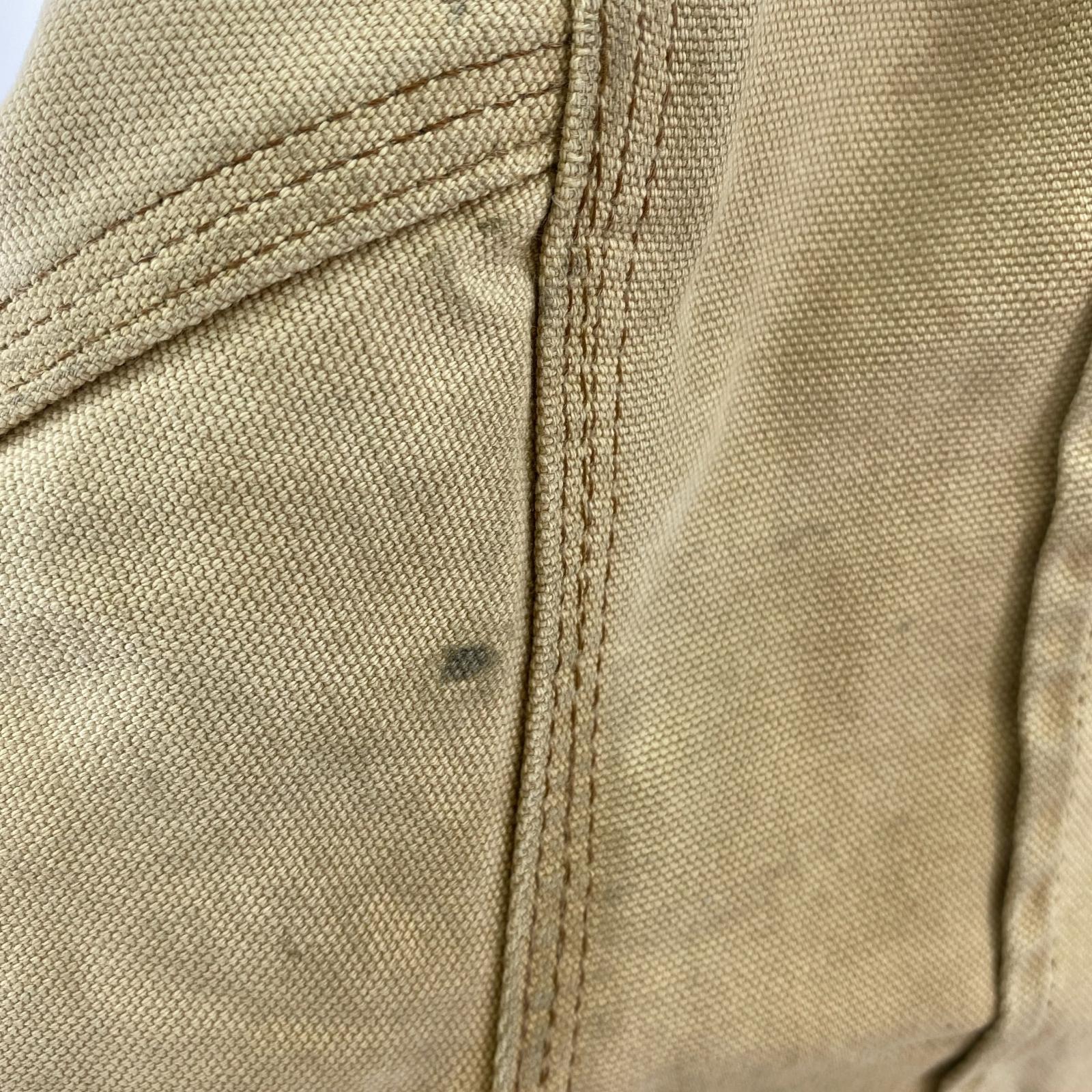 ジャケット Carhartt 70s~ 襤褸 ミシガンチョアコート XL程度 ベージュ ベージュ