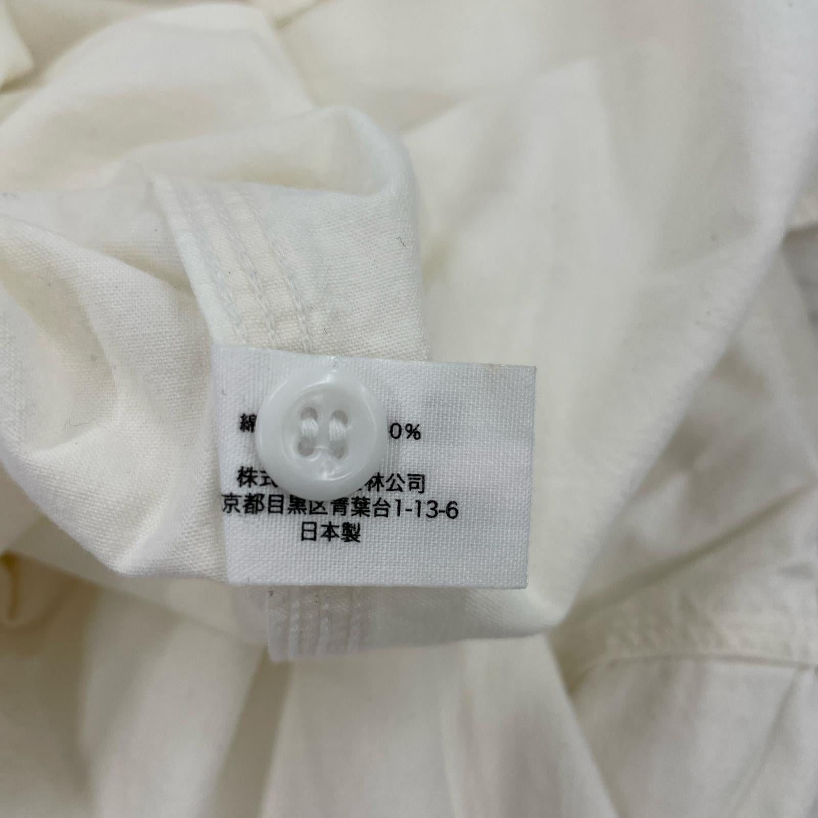長袖シャツ 白　2 2 ホワイト