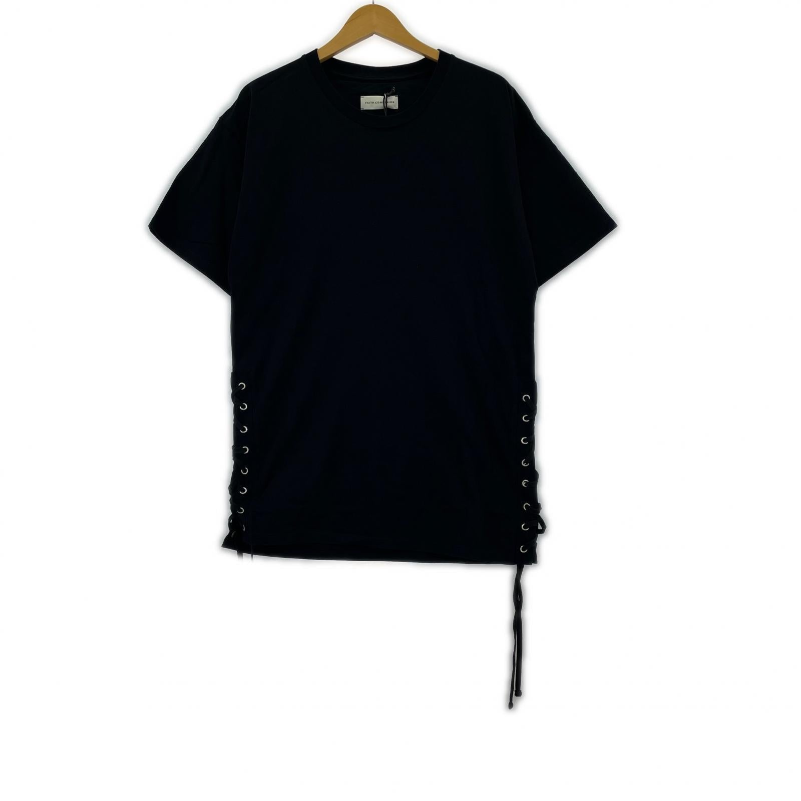 半袖Ｔシャツ FAITH CONNEXION サイドレース (S) S ブラック
