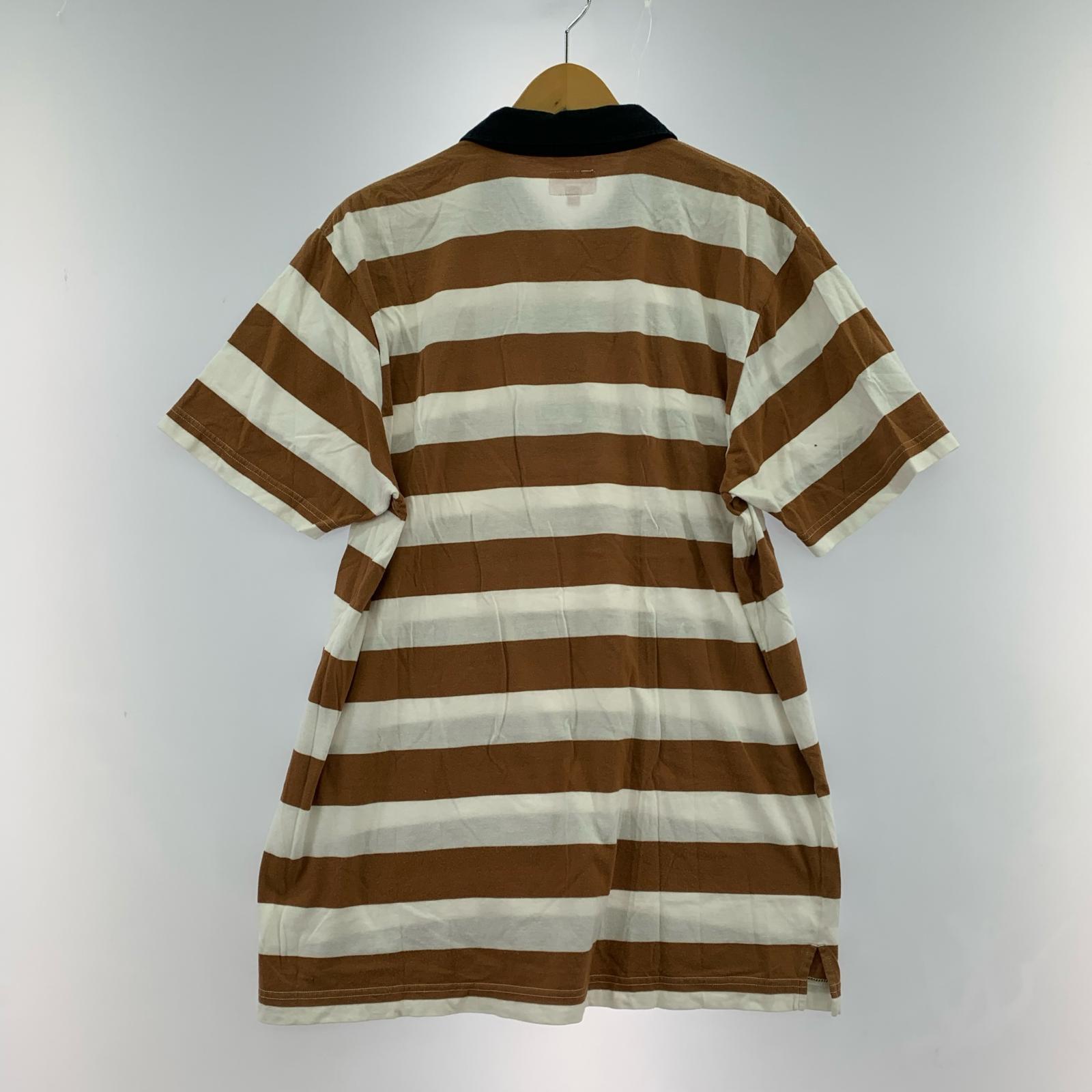 ポロシャツ 14SS Delivery Small Box 茶白 (L) L