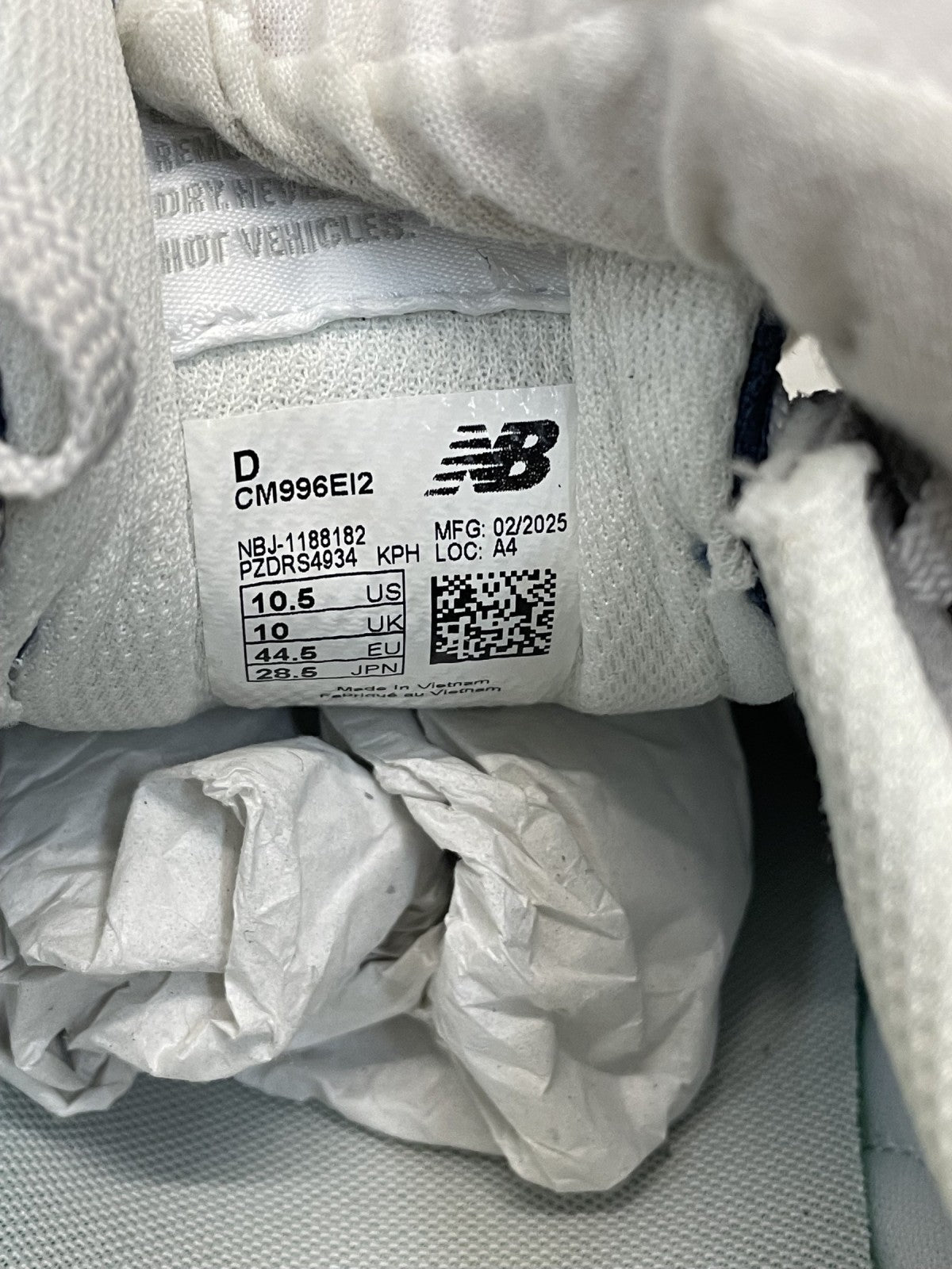 スニーカー NEW BALANCE CM996EI2 スニーカー 28.5 グレー