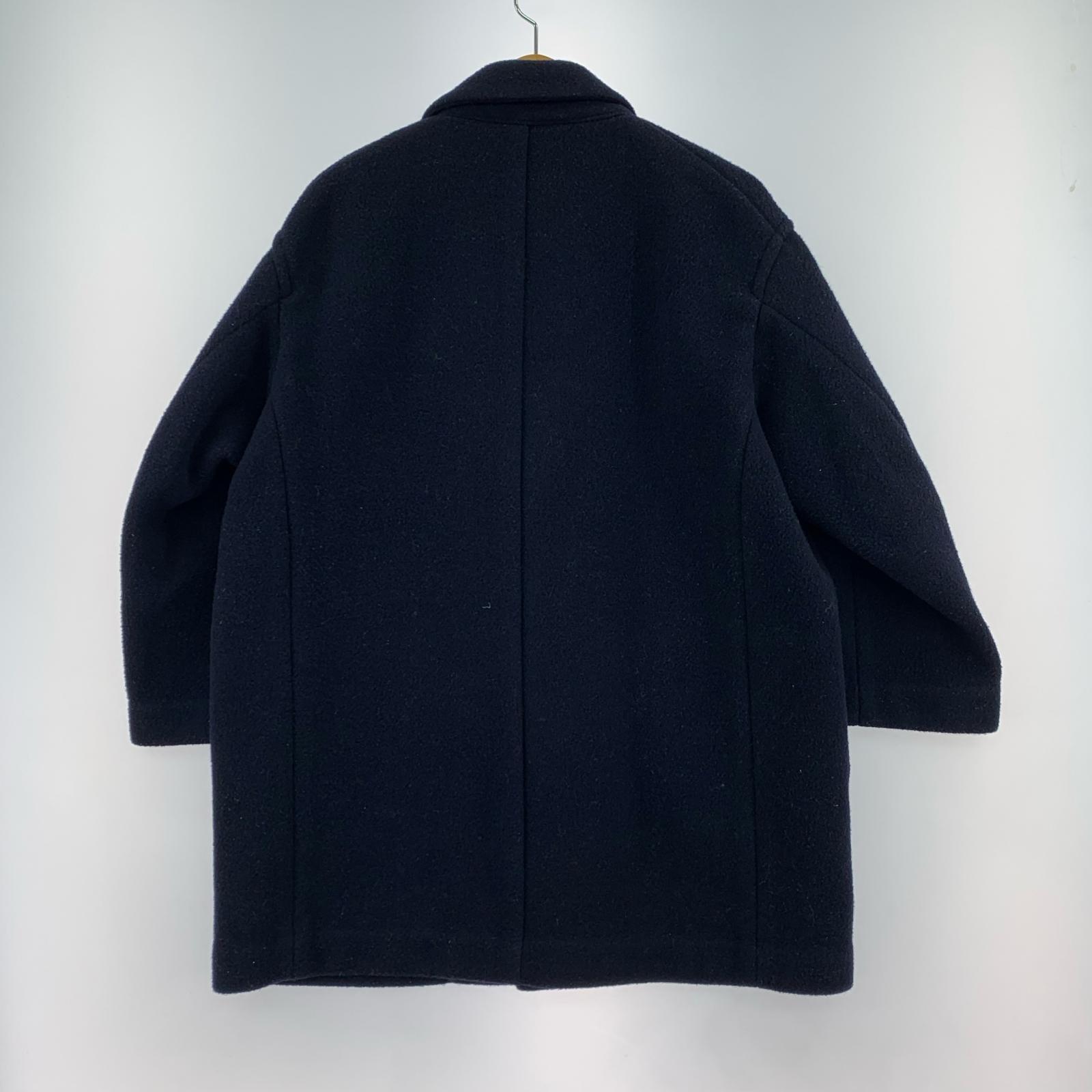 ジャケット ウールコート 紺 36 ネイビー