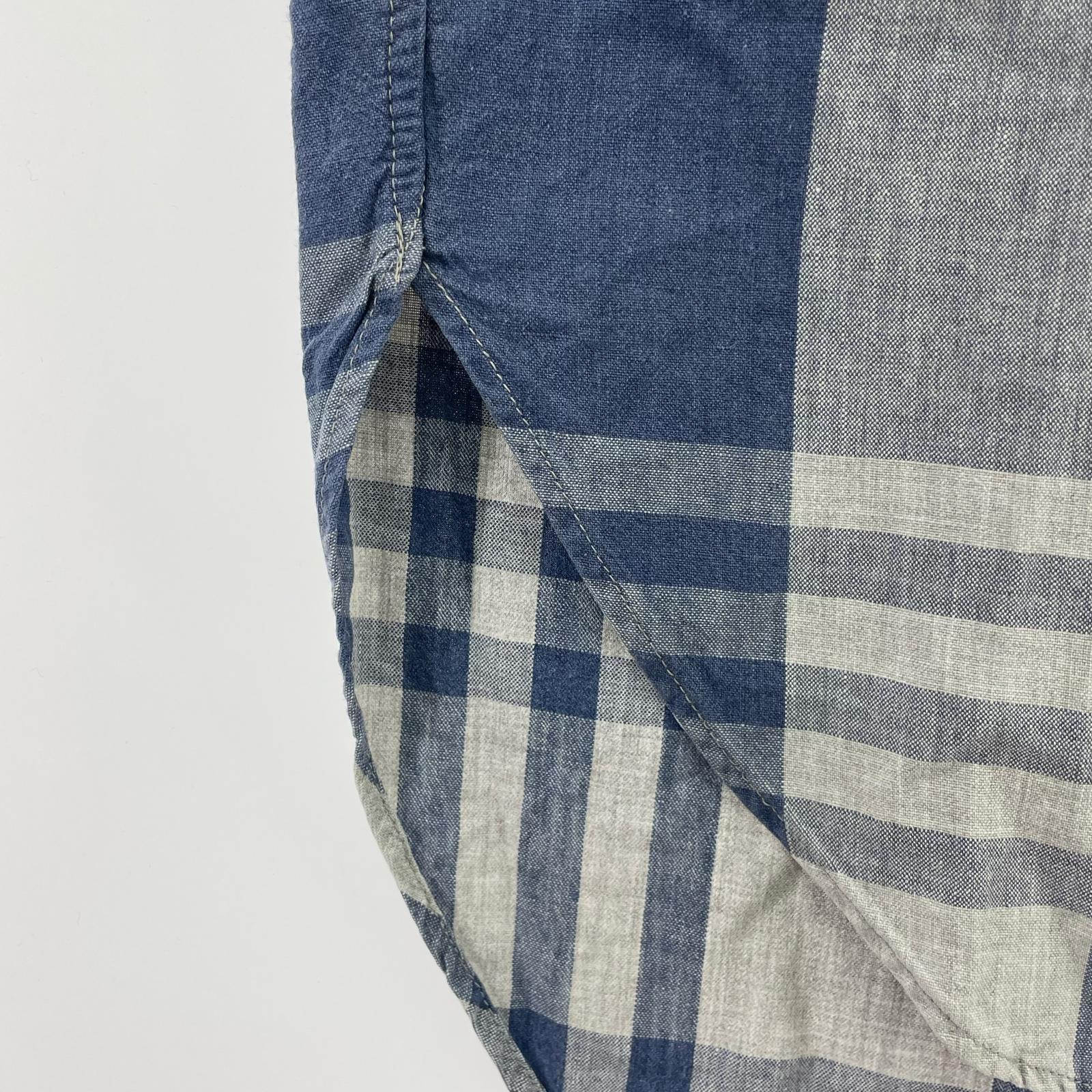 半袖シャツ ISSEY MIYAKE HAI SPORTING GEAR S/Sオープンカラーチェックシャツ ネイビー系