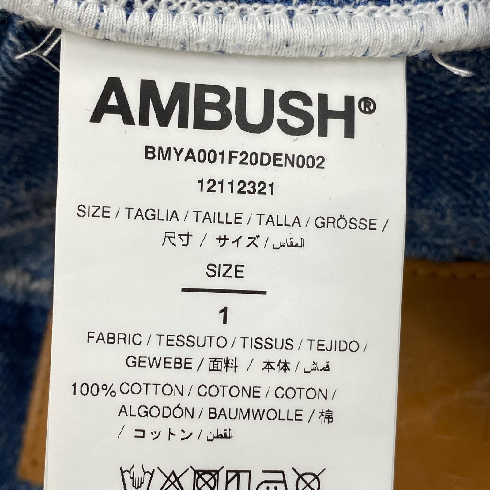 デニムパンツ 再構築ウォッシュデニムパンツ 1