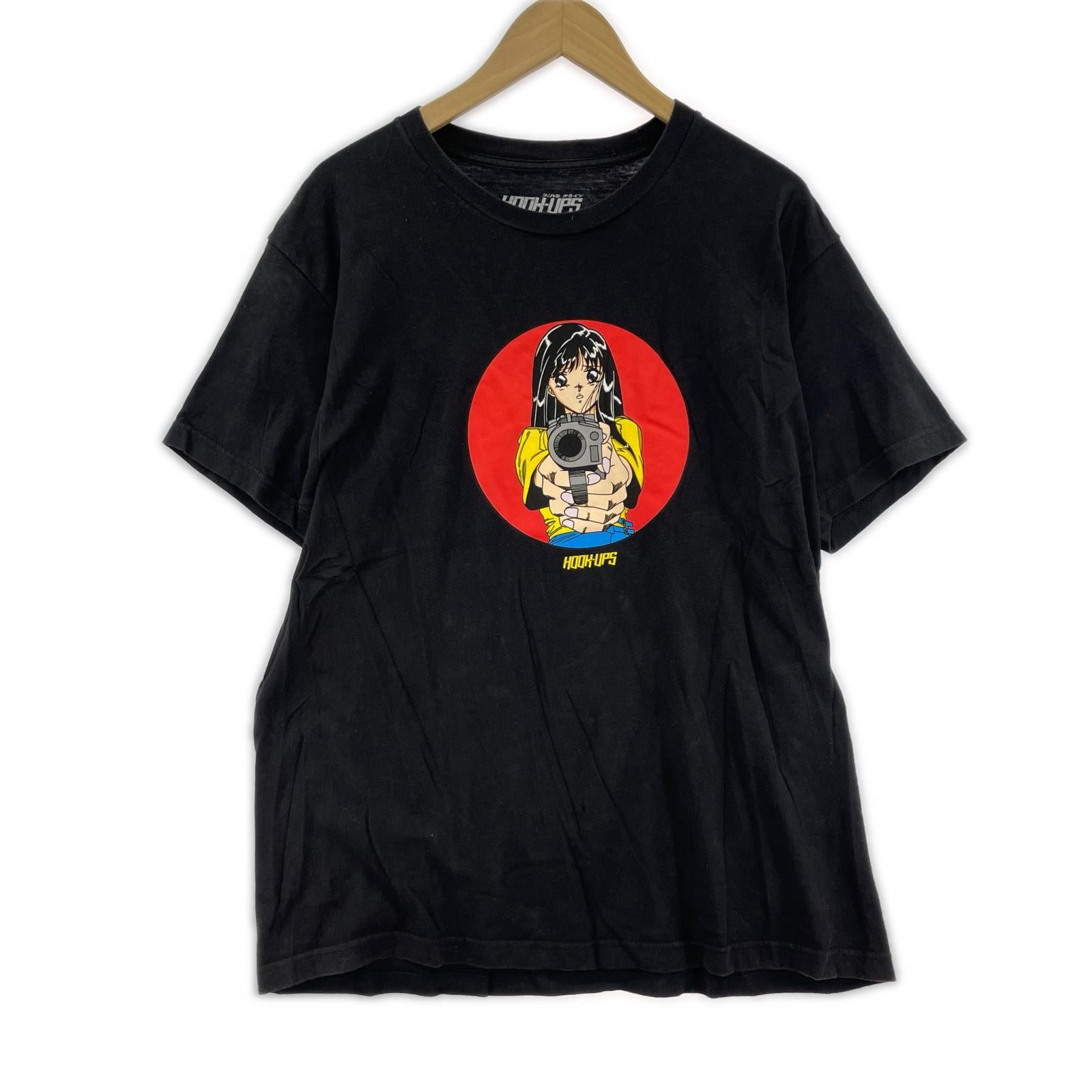 半袖Ｔシャツ 00s HOK-UPS ジェルミクライン L ブラック