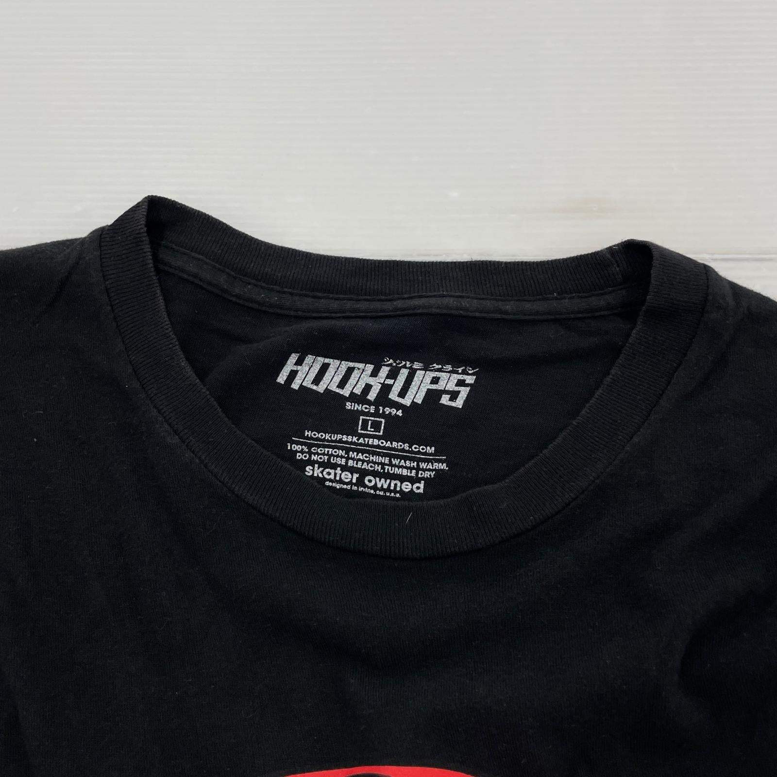 半袖Ｔシャツ 00s HOK-UPS ジェルミクライン L ブラック