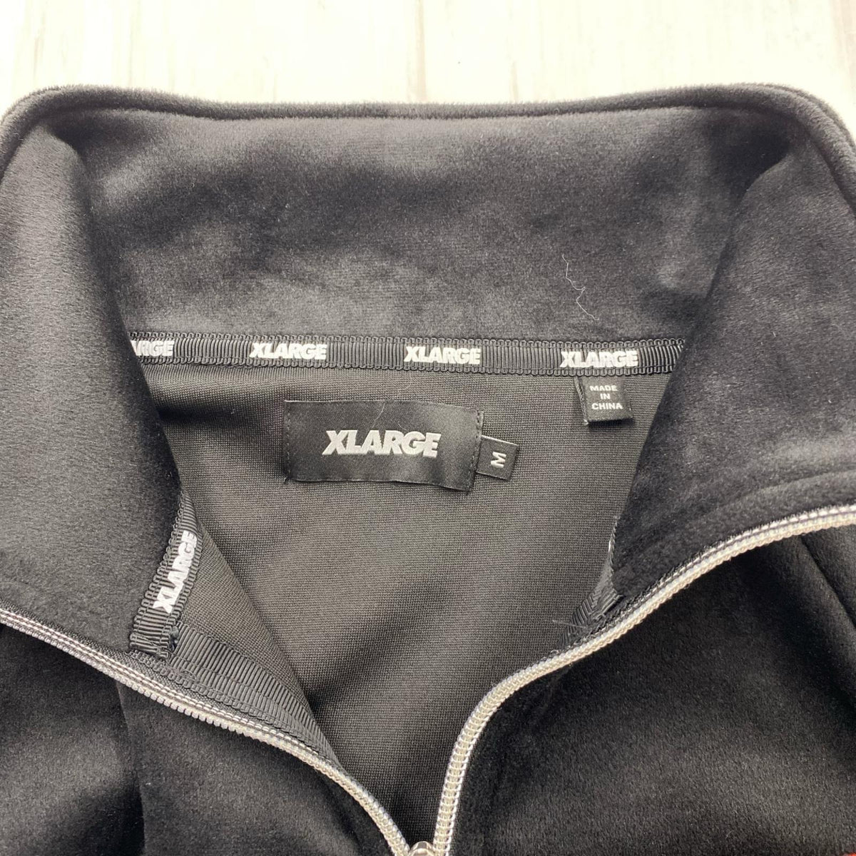 ジャケット VELOUR TRACK JACKET/BLK/M M ブラック
