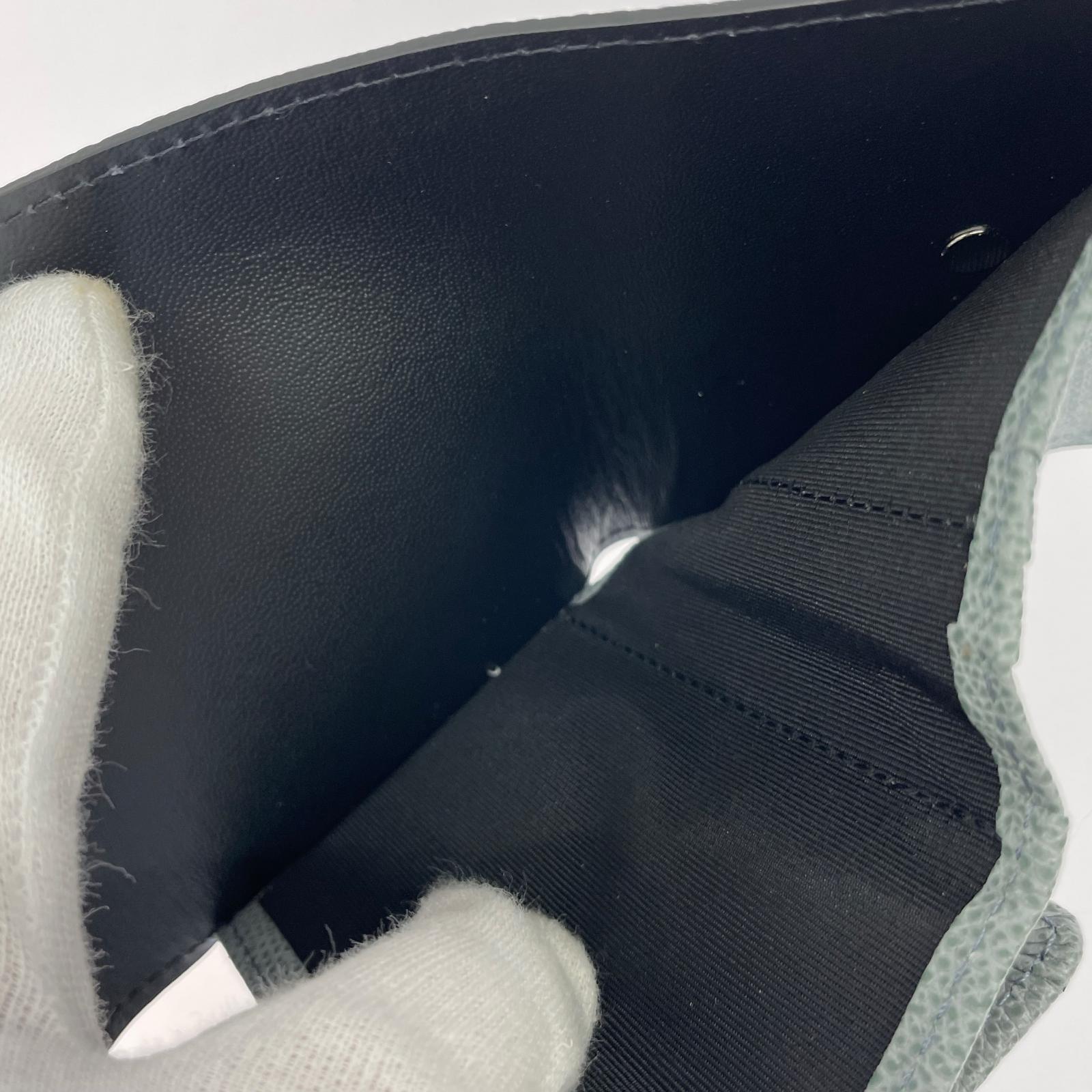 コンパクトウォレット カメリア 二つ折り グレー グレー