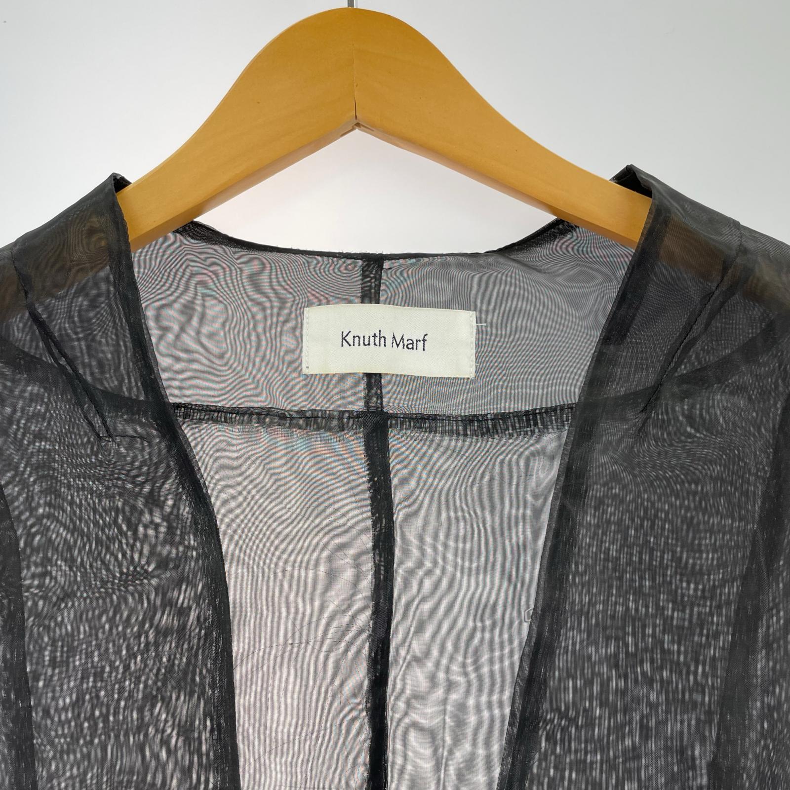 長袖シャツ Knuth Marf undulate gillet KM23SUG01 フリー ブラック