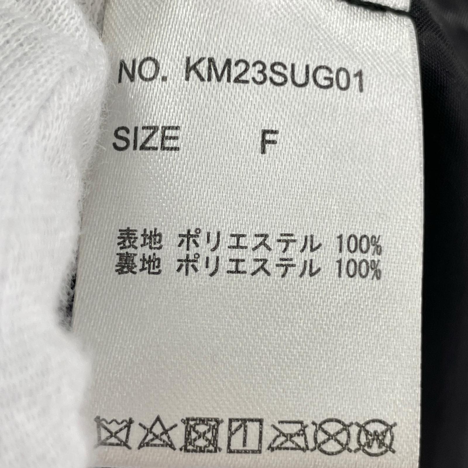 長袖シャツ Knuth Marf undulate gillet KM23SUG01 フリー ブラック