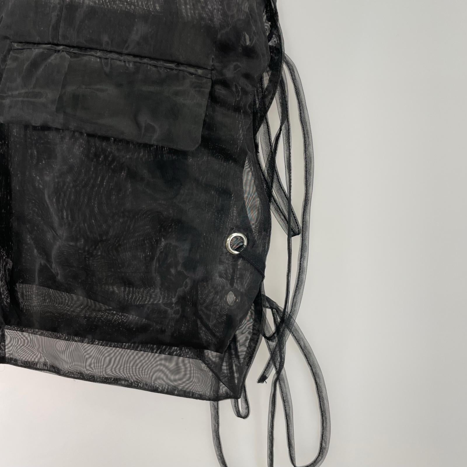 長袖シャツ Knuth Marf undulate gillet KM23SUG01 フリー ブラック