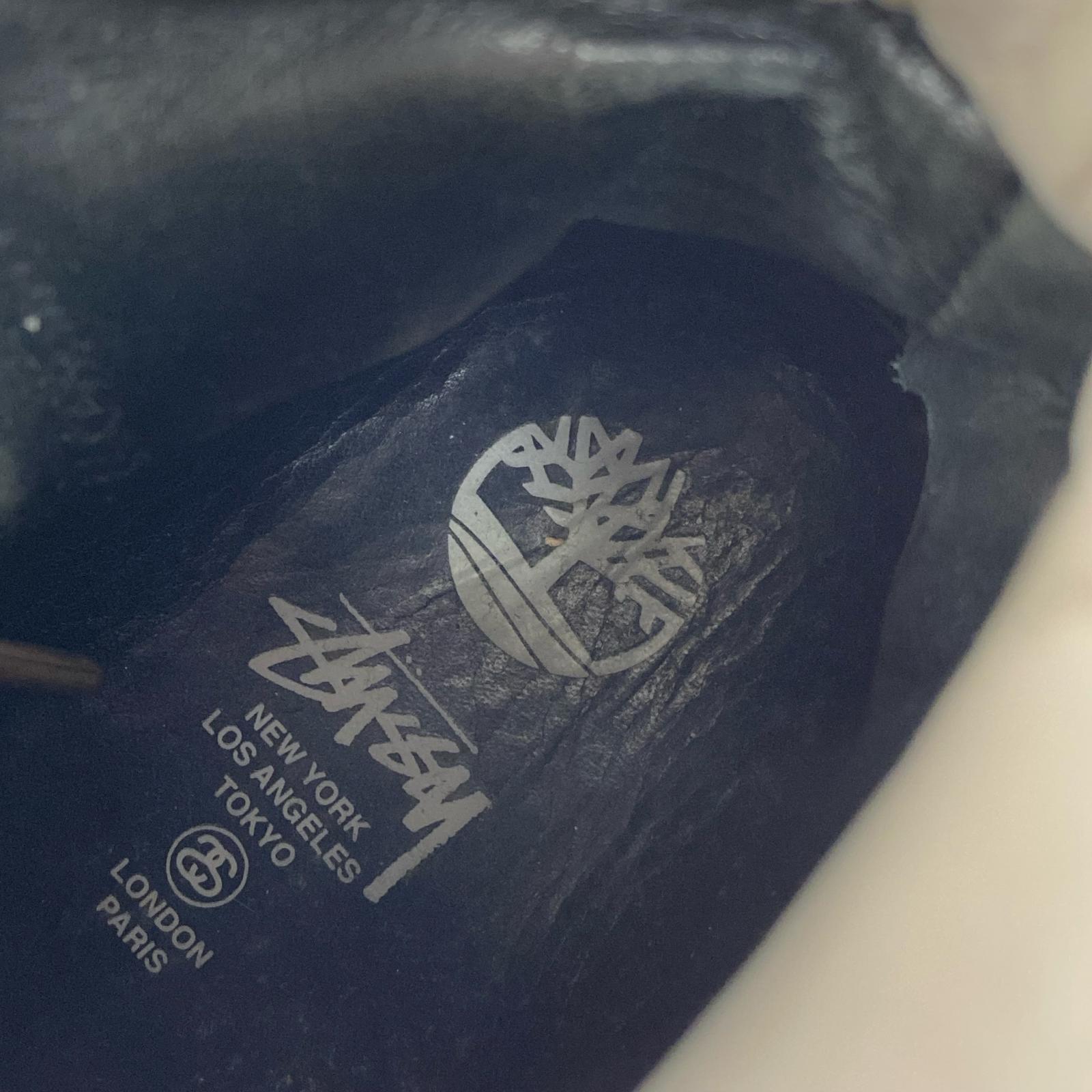 ブーツ ×STUSSY 6INCH PREMIUM BOOTS UK8.5 黒 ブラック