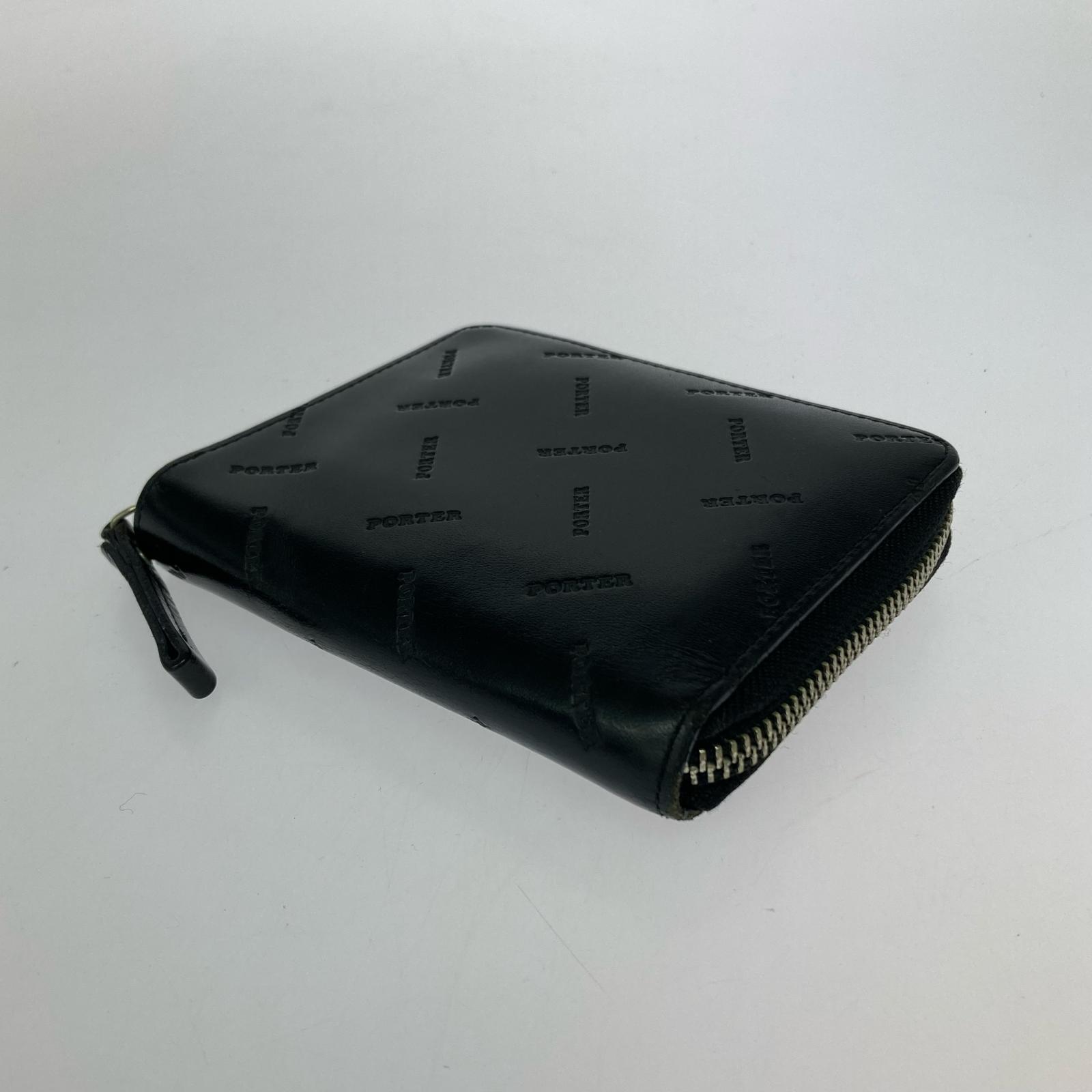 コンパクトウォレット 使用感有 ブラック