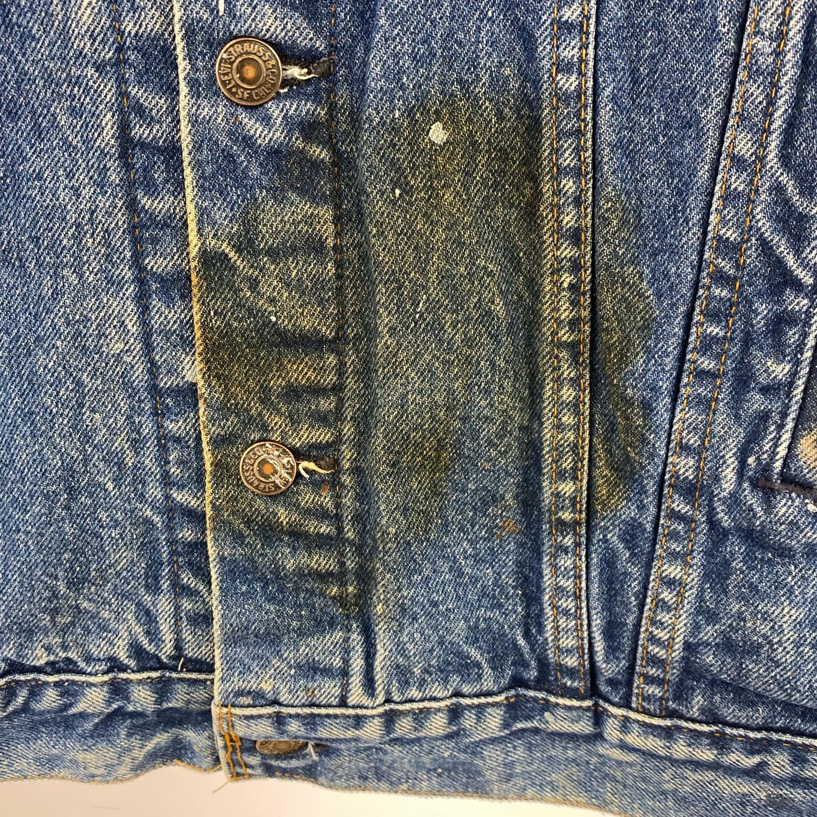 デニムジャケット 80s 70360-0216 42 42 ブルー