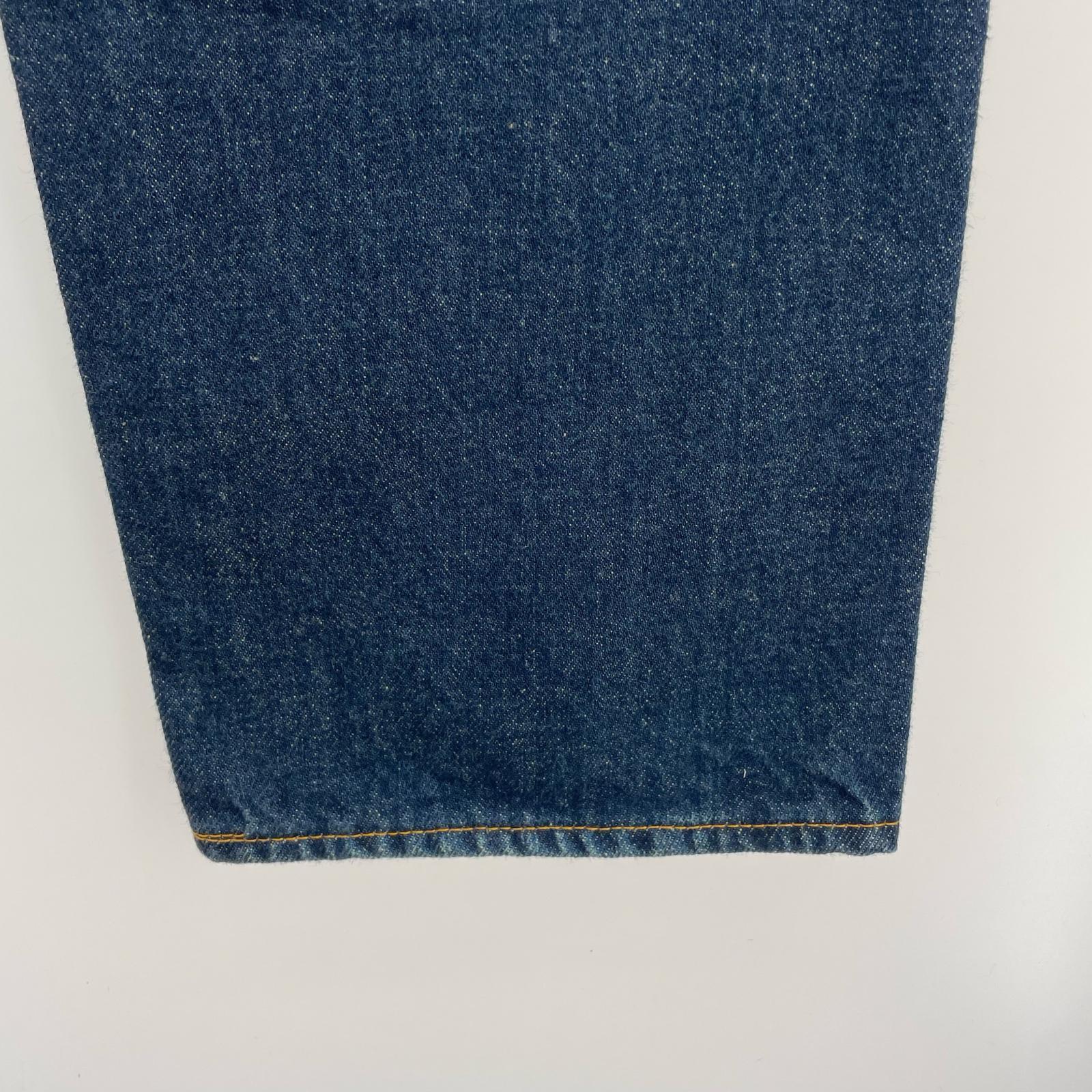 デニムパンツ A.PRESSE Washed Denim 23aw ネイビー